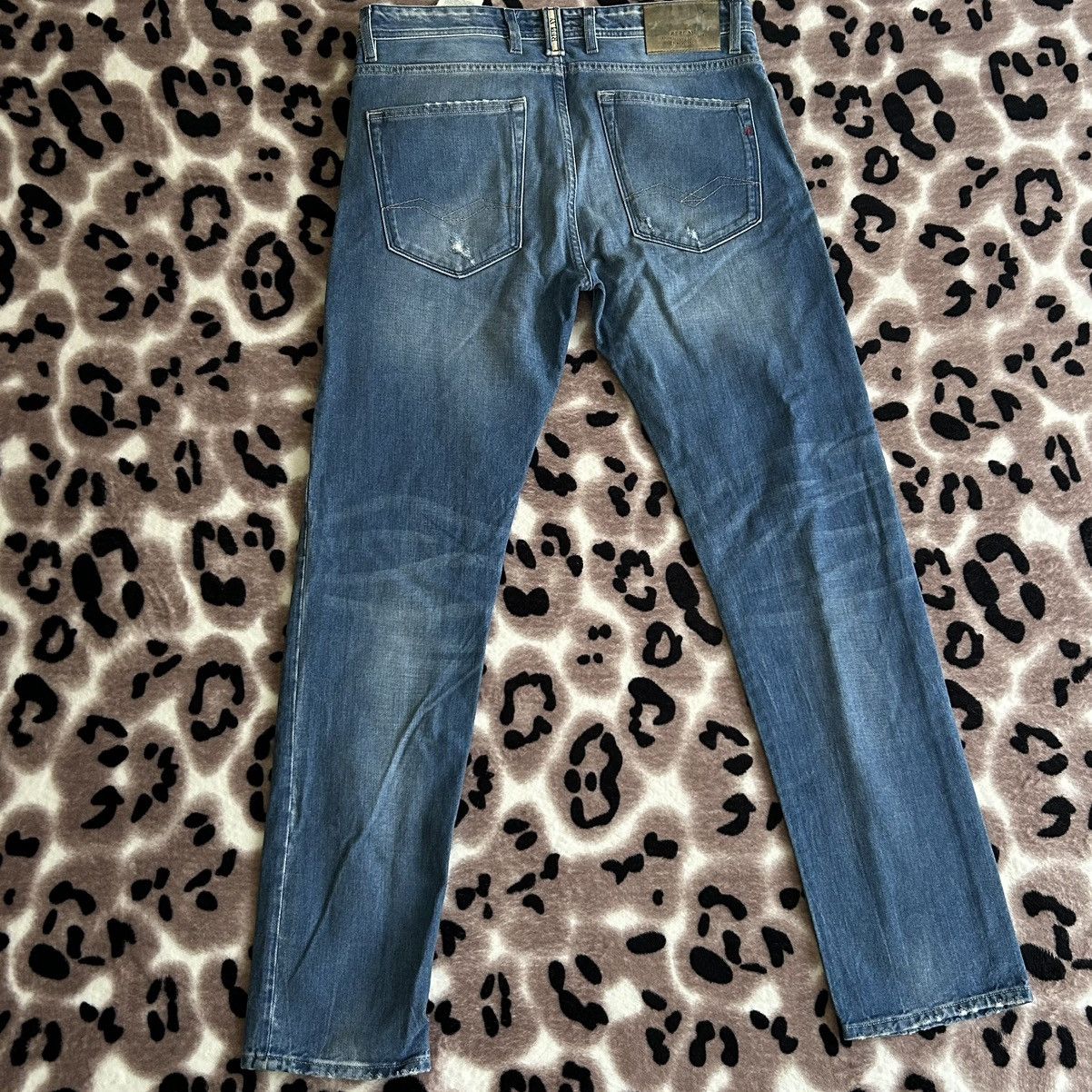 Replay Replay Anbass Slim Fitt Casual Streetwear Jeans Size US 32 / EU 48 - 3 Thumbnail
