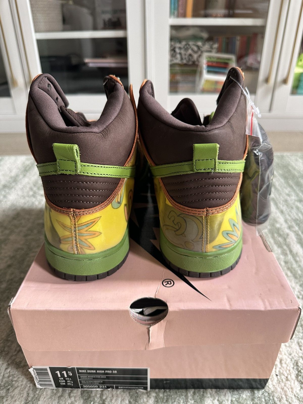 Nike Nike Dunk High Pro SB “De La Soul” Size 11.5 Brand New RARE Size US 11.5 / EU 44-45 - 3 Thumbnail