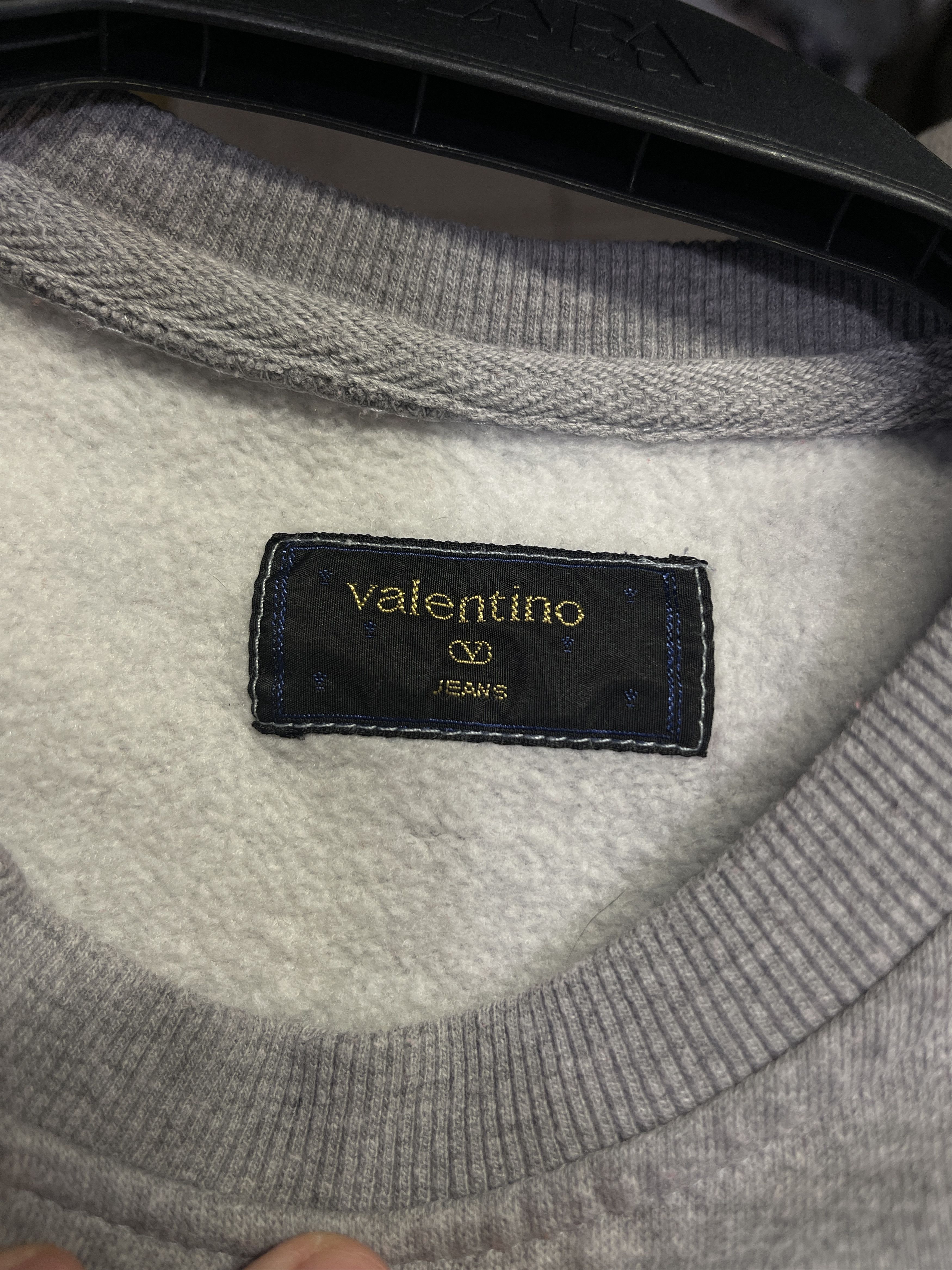 Valentino Valentino sweatshirt vintage Centr logo S M gray Size US M / EU 48-50 / 2 - 6 Thumbnail