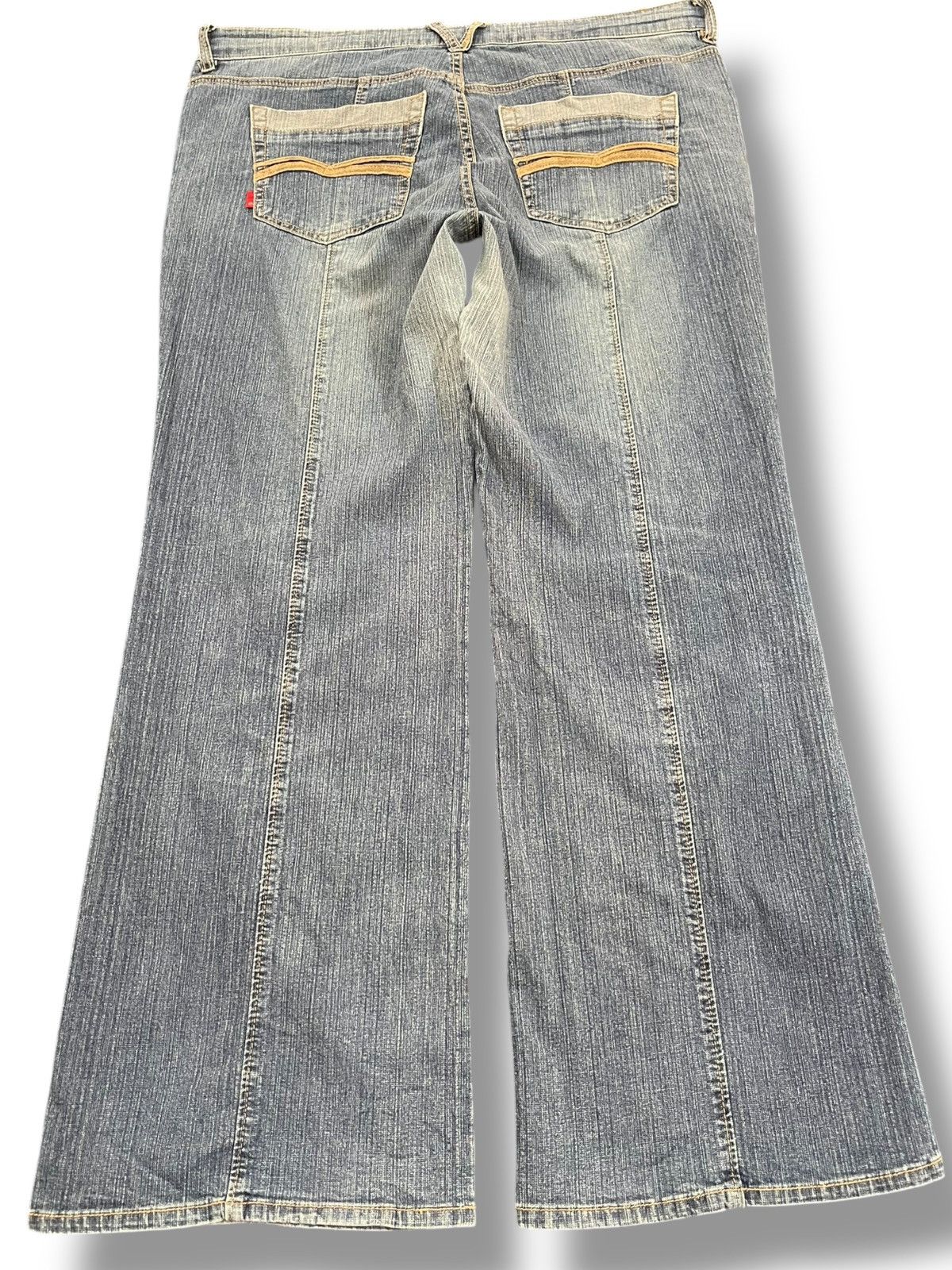 Le Grande Bleu (L.G.B.) × Seditionaries Vintage Advantage Double Belt Avant Garde Denim Size US 37 - 7 Thumbnail