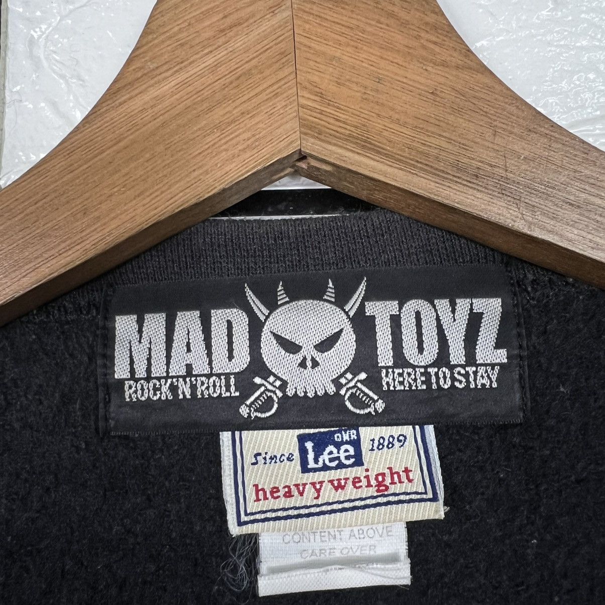 Lee Vintage MAD TOYZ Rock N Roll Big Logo Sweatshirt #4001-C182 Size US XL / EU 56 / 4 - 10 Thumbnail