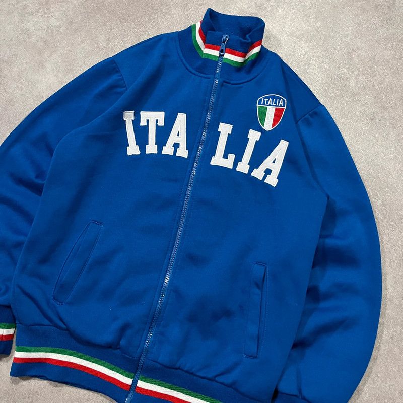 Japanese Brand Vintage Italia Spellout Zip Up Retro Y2K 90s Style Size US S / EU 44-46 / 1 - 3 Thumbnail