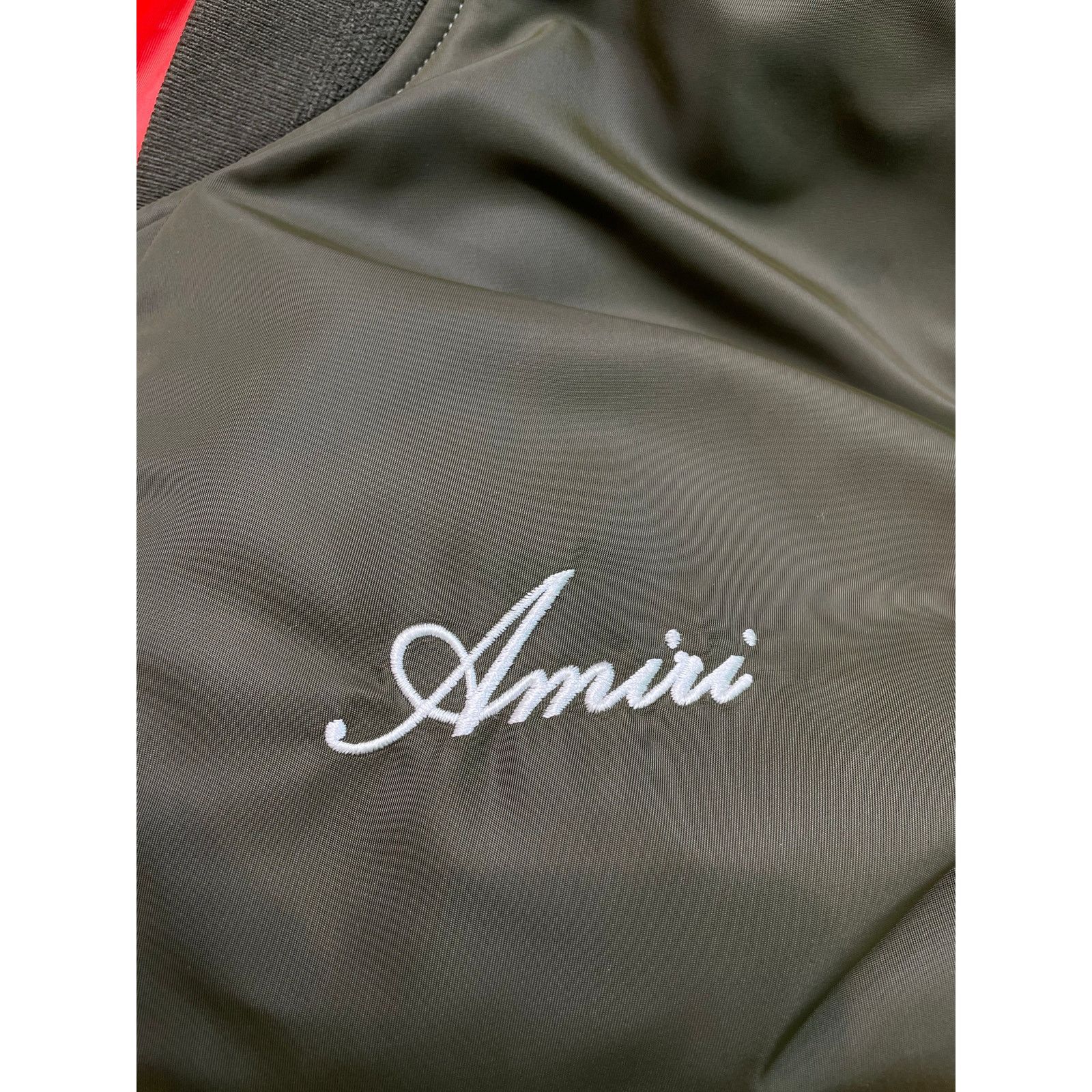 Amiri Amiri Bone Bomber Olive Jacket Size US M / EU 48-50 / 2 - 5 Thumbnail