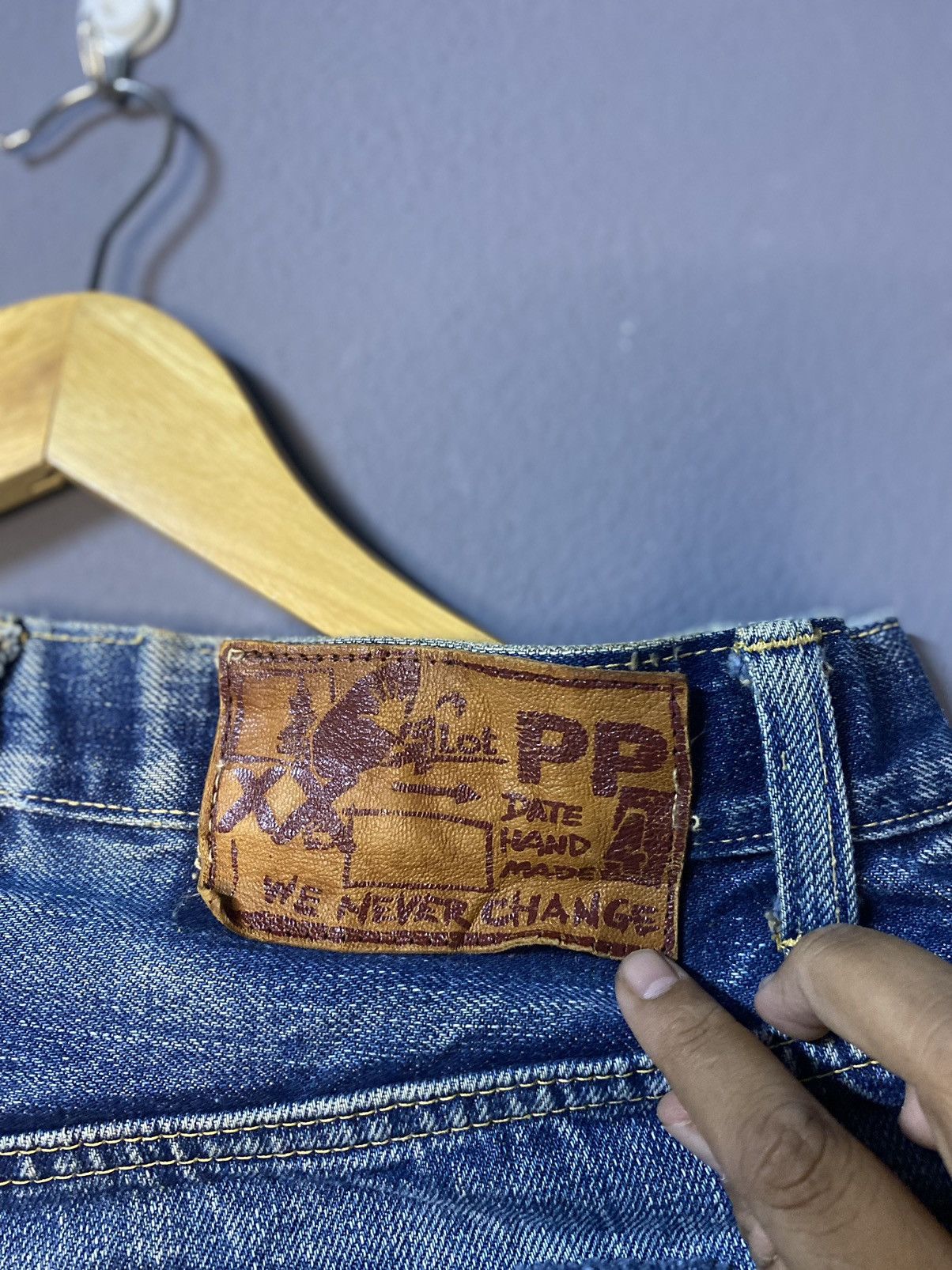 Blue Blue Japan Blue blue japan distressed selvedge denim Size US 28 / EU 44 - 2 Thumbnail