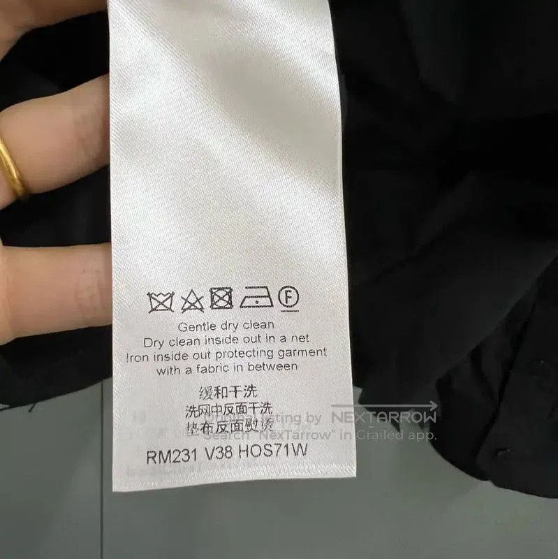 Louis Vuitton Louis Vuitton Black Cotton Long Sleeve Shirt . Size S / US 4 / IT 40 - 3 Thumbnail