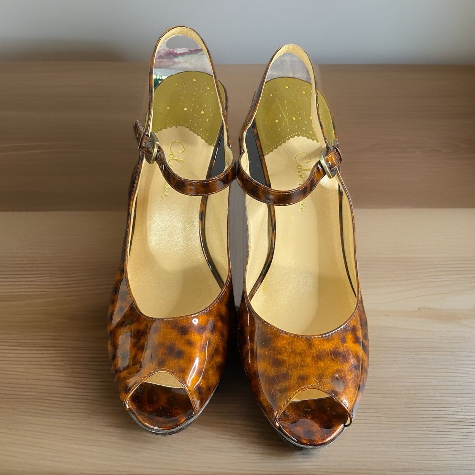 Cole Haan Cole Haan Women High Heels D8 D26187/ Size 9.5 Faux Tortoise Size US 9.5 / IT 39.5 - 1 Thumbnail