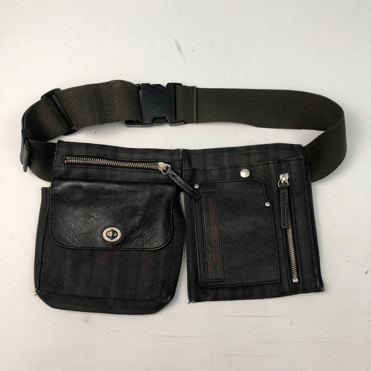 Other ‼️YES‼️ ART-BERG DO CANVAS LEATHER RARE WAIST BAG Size ONE SIZE - 1 Thumbnail