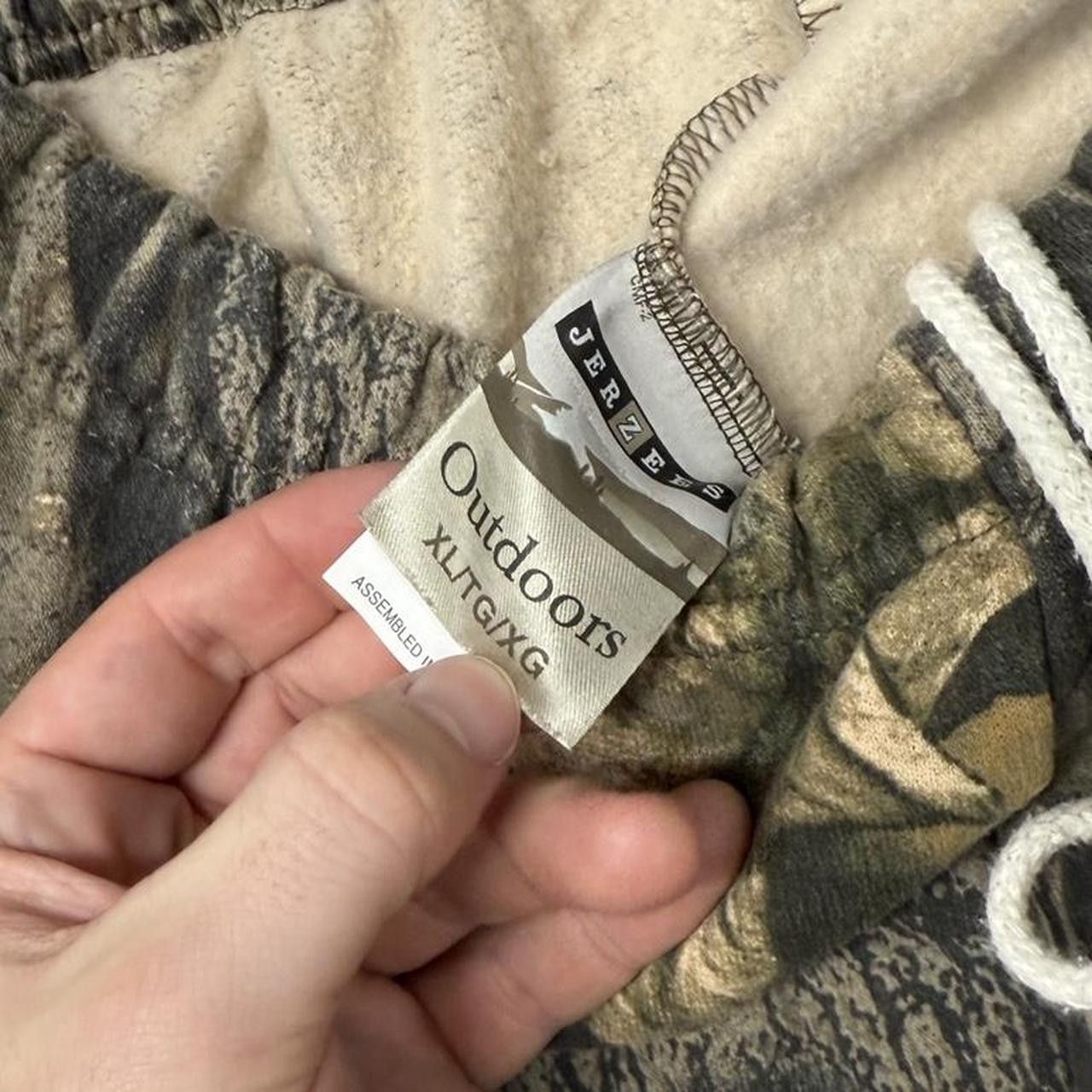 Jerzees Vintage Jerzees Outdoors Camo Drawstring Sweatpants XL Size US 34 / EU 50 - 4 Thumbnail