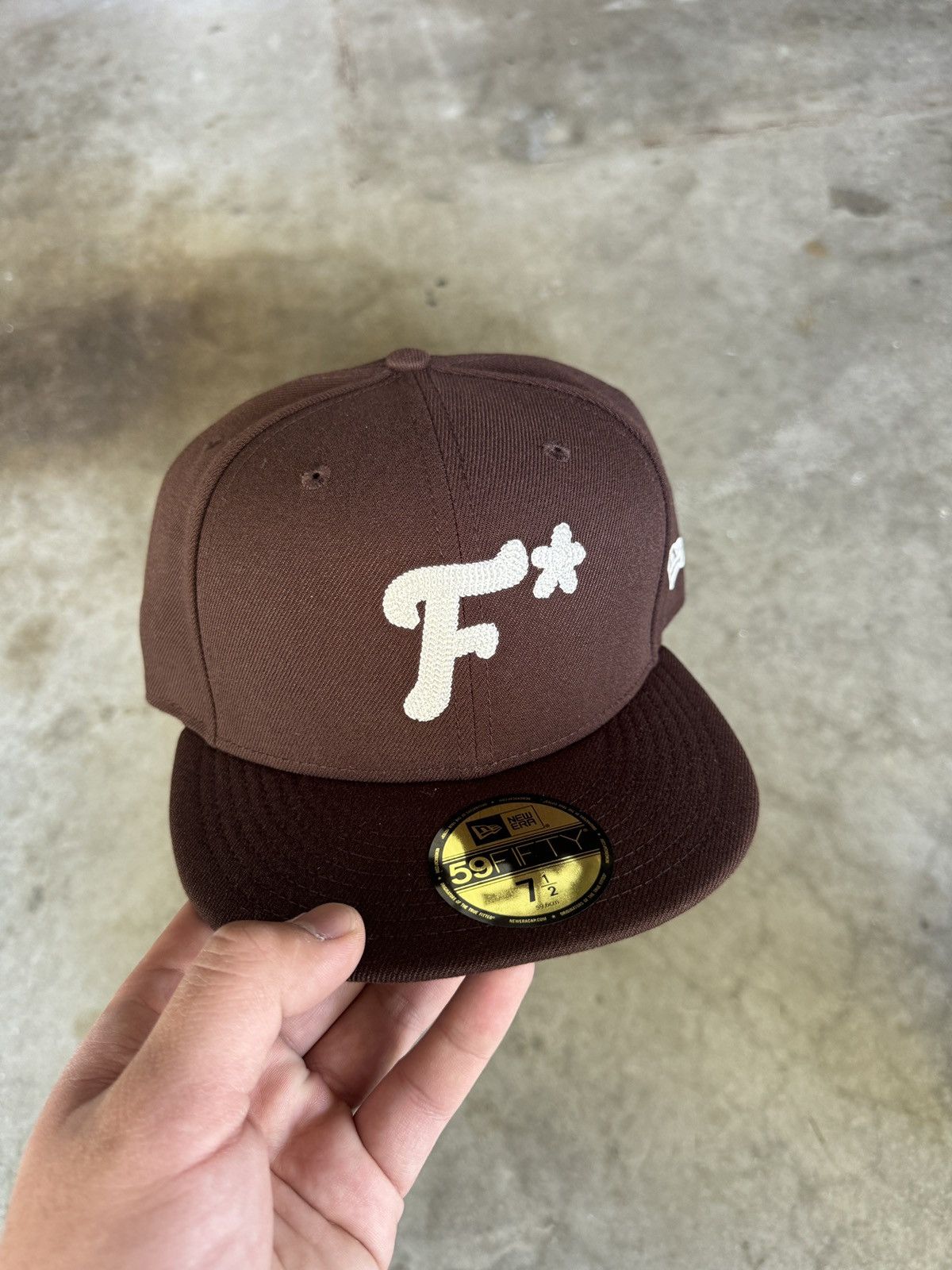 GolfleFleur×EbbetsCream PillboxHat 7 1/4