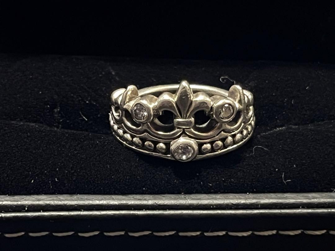 Other Vintage Bizarre (Pre-Justin Davis) Sterling Crown Ring Size ONE SIZE - 2 Thumbnail
