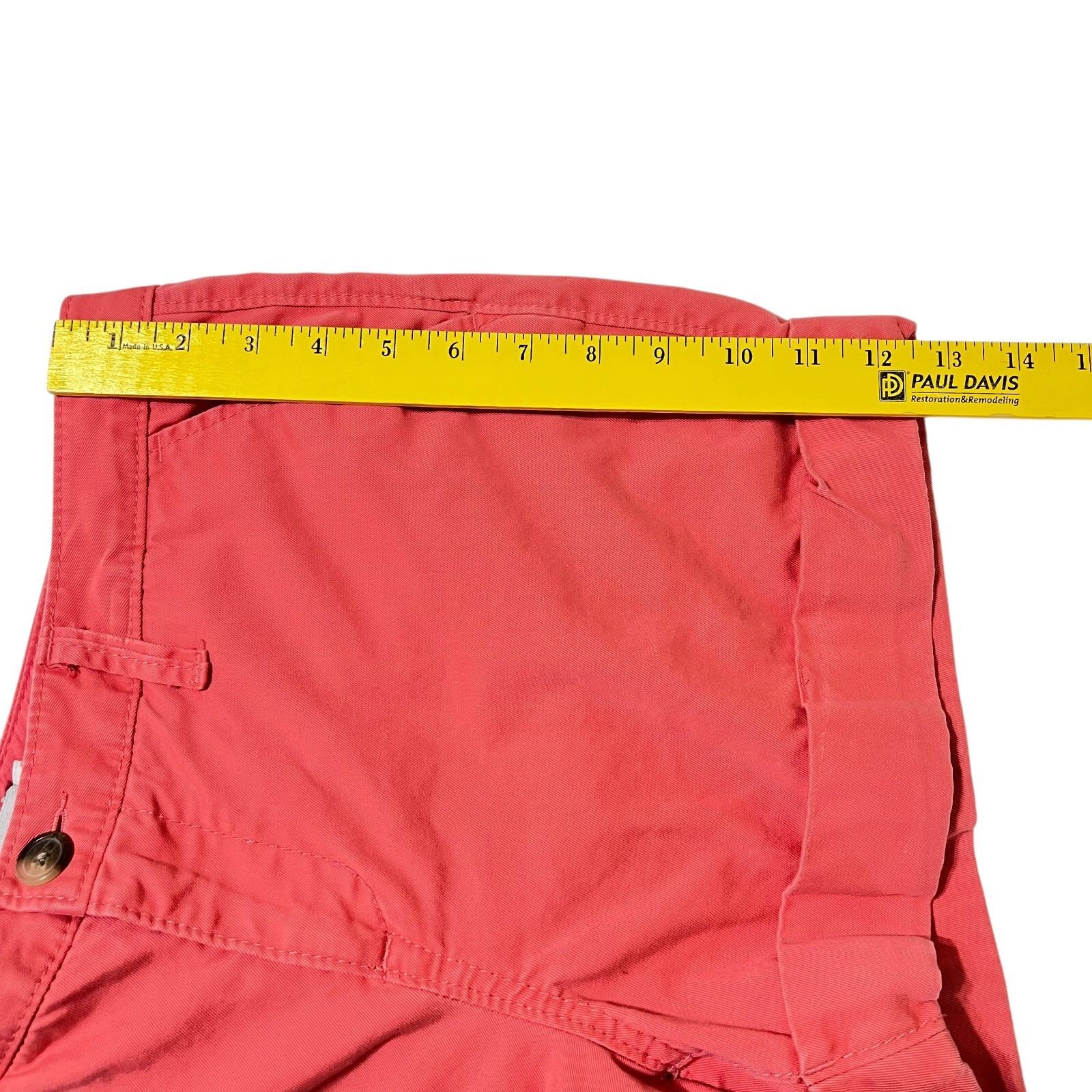 Old Navy Old Navy Women Shorts Size 12 Coral Peach Low Rise w/Cuffs I Size 36" / US 14 / IT 50 - 11 Thumbnail