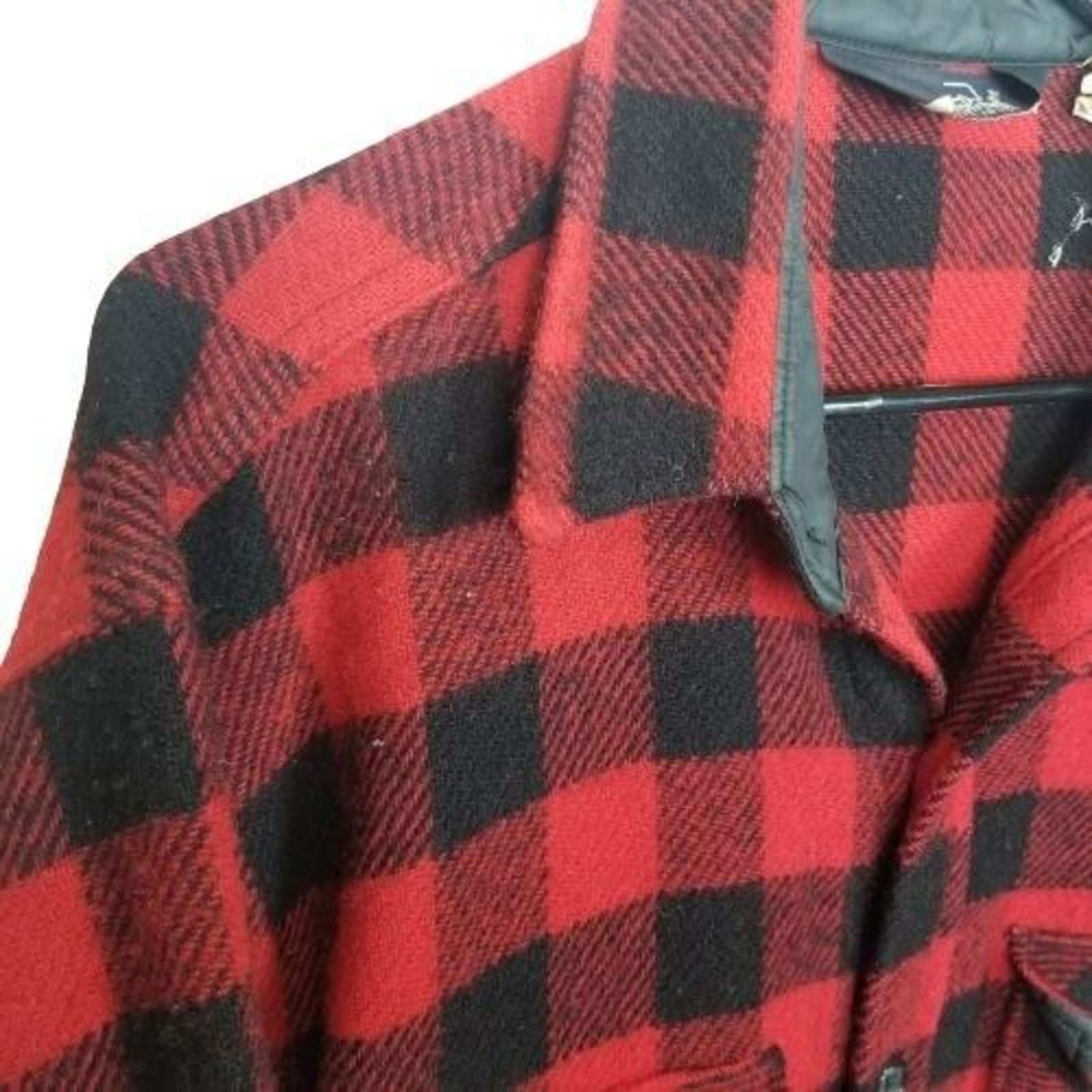 Woolrich Woolen Mills Vintage Woolrich Mens Flannel Shirt Jacket Shacket Size L Size US L / EU 52-54 / 3 - 5 Thumbnail