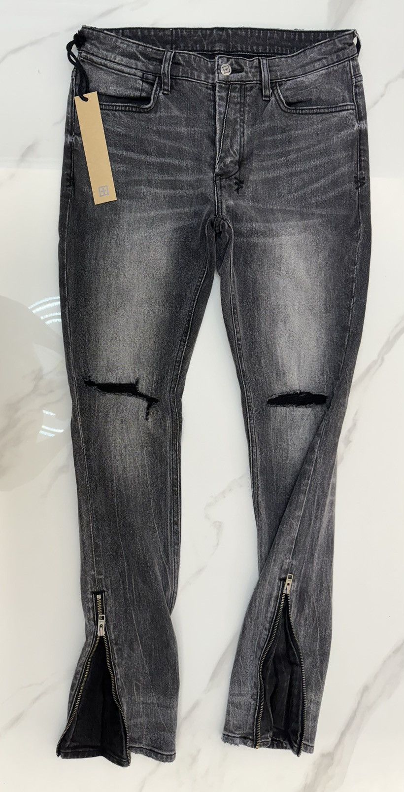 Ksubi Van Winkle Chamber side zip skinny fit jeans Size US 32 / EU 48 - 8 Thumbnail