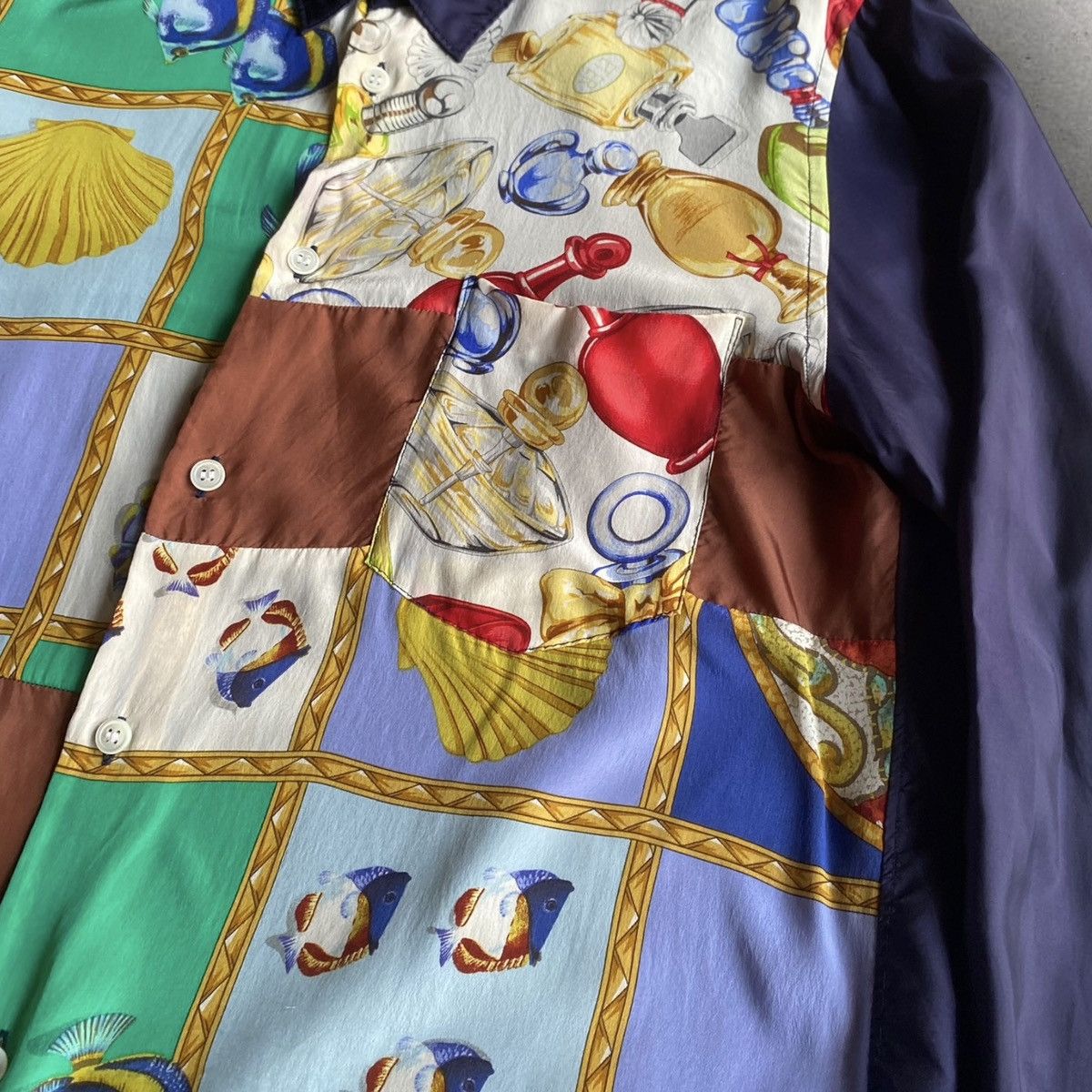 Comme des Garcons Vintage AW99 Rayon Parfum And Sea Shirt Size US M / EU 48-50 / 2 - 4 Thumbnail