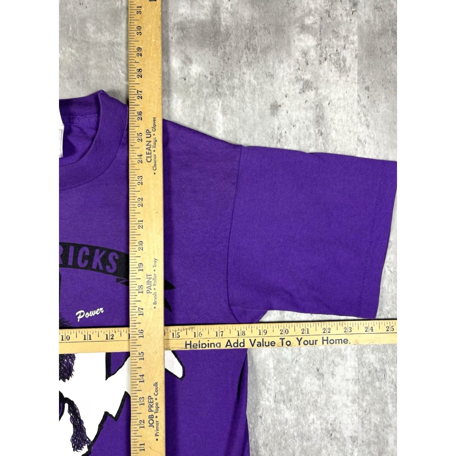Fruit Of The Loom VINTAGE Fruit of the Loom 90s Graphic T-Shirt Shirt Men M Purple Crew Neck Short Sleeve Disney Friends Cars Stitch Happy Blue Cotton Size US M / EU 48-50 / 2 - 6 Thumbnail