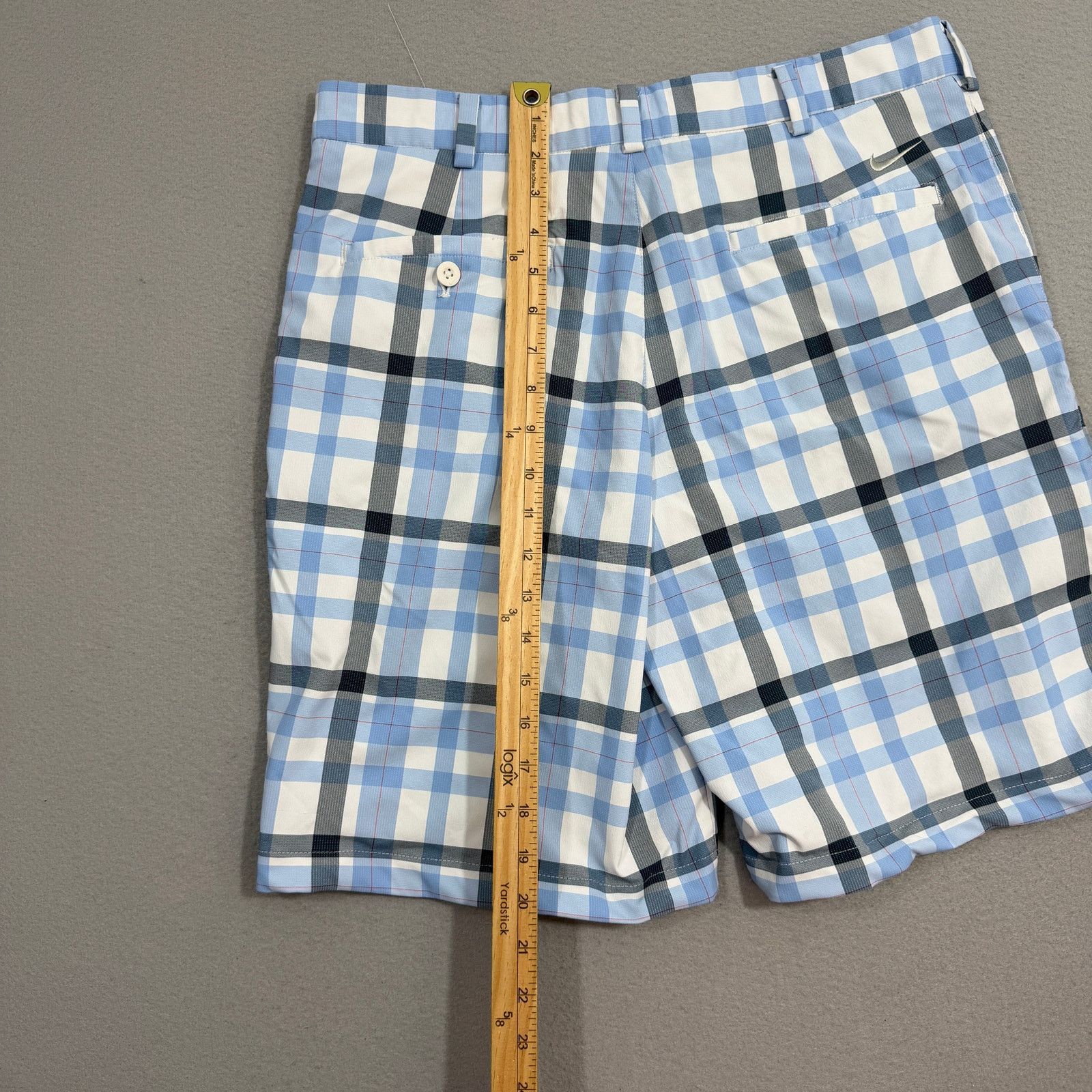 Nike Nike Golf Shorts Men's 32 Blue Plaid 10" Inseam Dri-Fit Size US 32 / EU 48 - 9 Thumbnail
