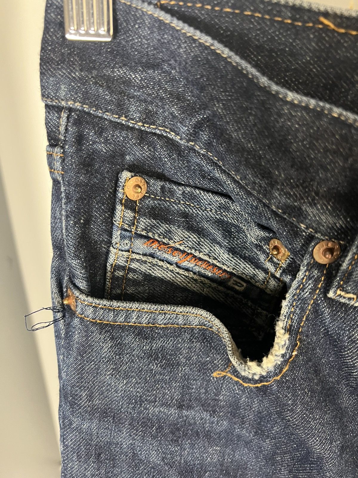 Diesel × Vintage VERY RARE DIESEL INDUSTRY DENIM DIVISION JEANS DESIGNER 90s Size US 30 / EU 46 - 3 Thumbnail