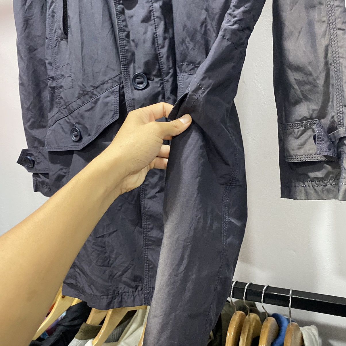 Burberry Sickk☠️ Burberry Long Parka Jacket Coat Nylon Tactical 90s Size US M / EU 48-50 / 2 - 6 Thumbnail