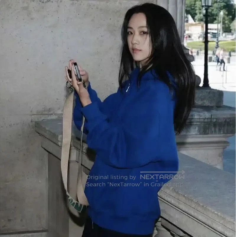 Burberry Burberry Blue Cotton Blend Embroidered Sweatshirt. Size M / US 6-8 / IT 42-44 - 6 Thumbnail