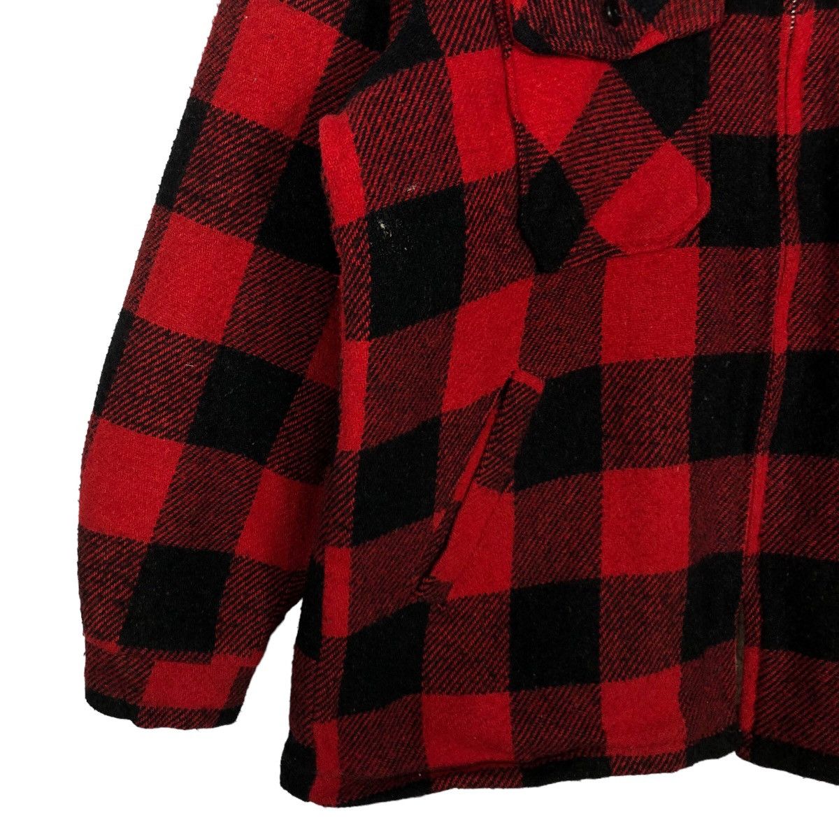 Japanese Brand 🔥Vintage 90’s Cal-Jac USA Checked Tartan Design Wool Jacket Size US M / EU 48-50 / 2 - 3 Thumbnail