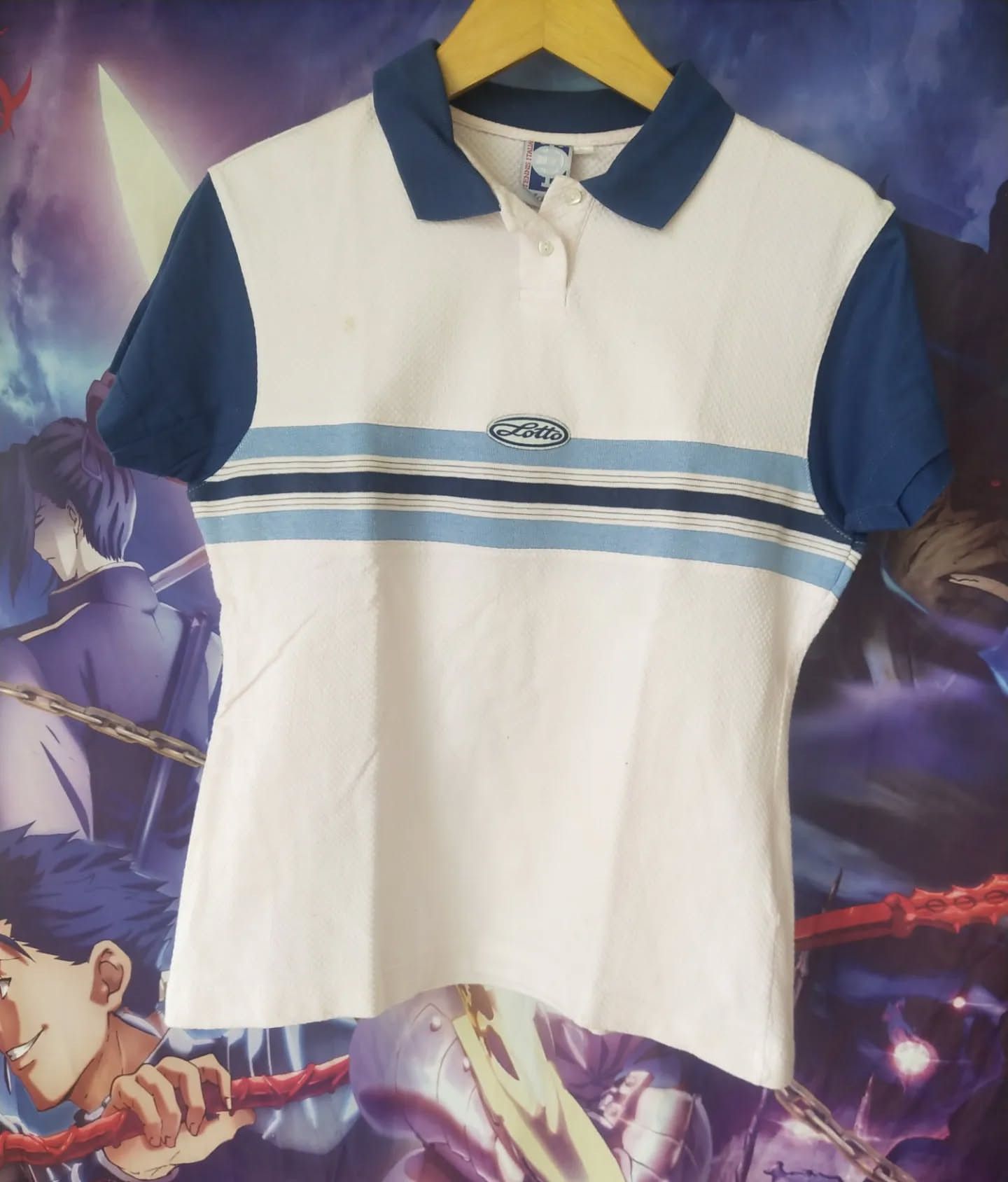 Lotto Sport 1990s Lotto Tennis Italia Polo Shirt Size S / US 4 / IT 40 - 1 Thumbnail