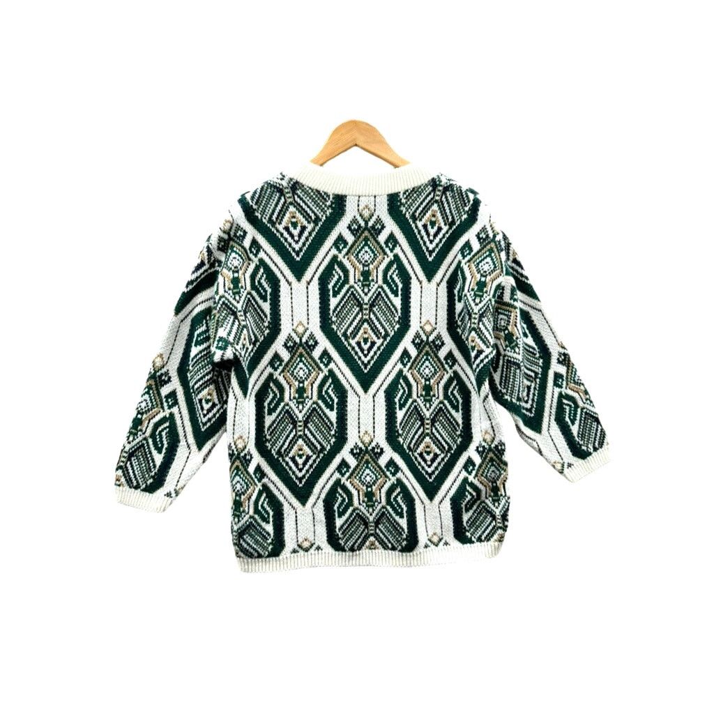 Vintage Vintage Jeric Knitwear Women's Knit Grandma Sweater Size L / US 10 / IT 46 - 2 Thumbnail