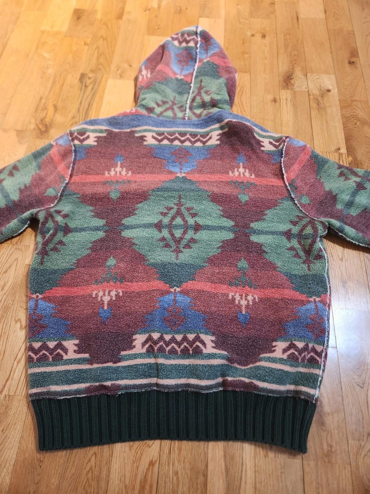 Polo Ralph Lauren RARE Polo Ralph Lauren Indian Aztec Hoodie Men's Large Size US L / EU 52-54 / 3 - 7 Thumbnail