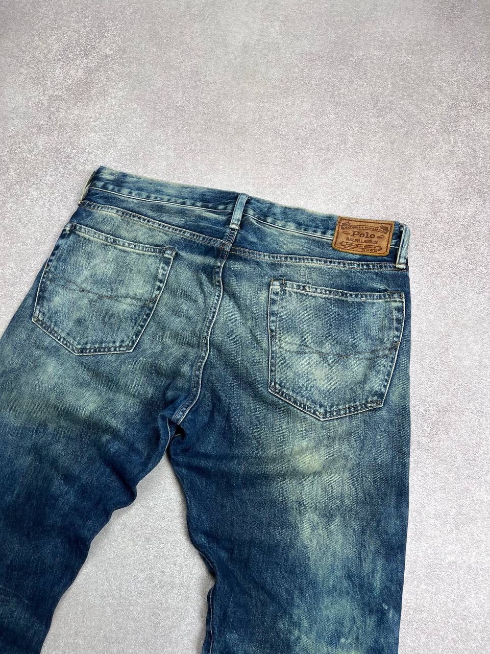 Polo Ralph Lauren VINTAGE POLO RALPH LAUREN STONEWASHED AVANTGARDE JEANS Y2K Size US 33 - 4 Thumbnail