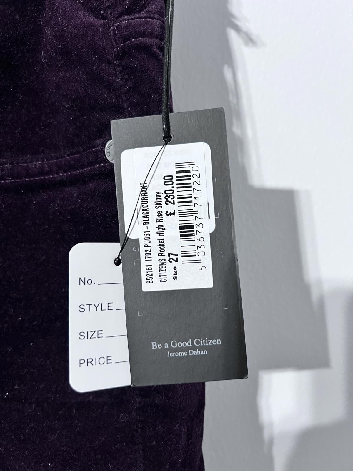 Citizens Of Humanity Citizens of Humanity Skinny Jeans Plum Size 8, 27inch BNWT Size 27" / US 4 / IT 40 - 3 Thumbnail