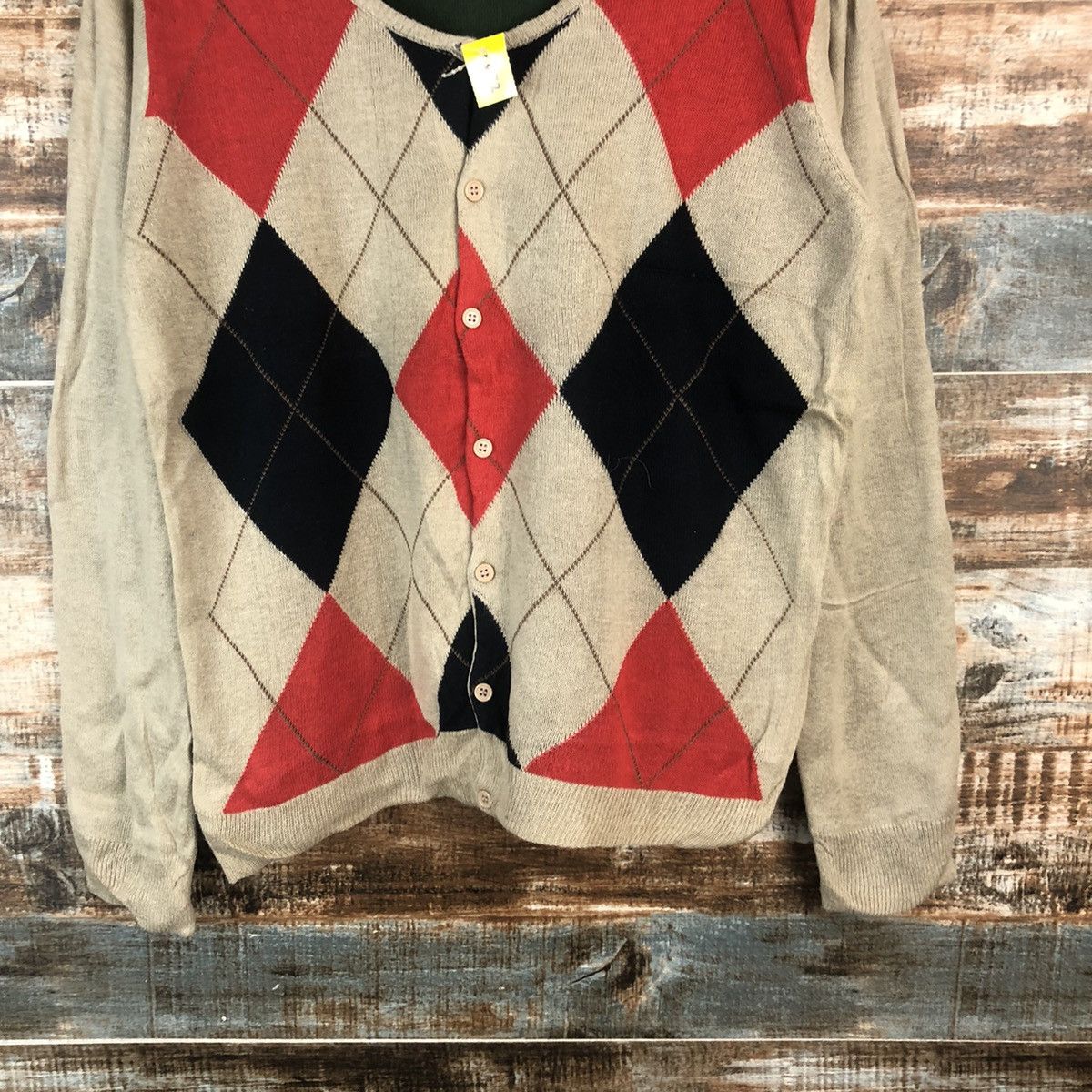Homespun Knitwear × Japanese Brand DL Japan vintage cardigan Beige Knitwear #C672 Size S / US 4 / IT 40 - 6 Thumbnail