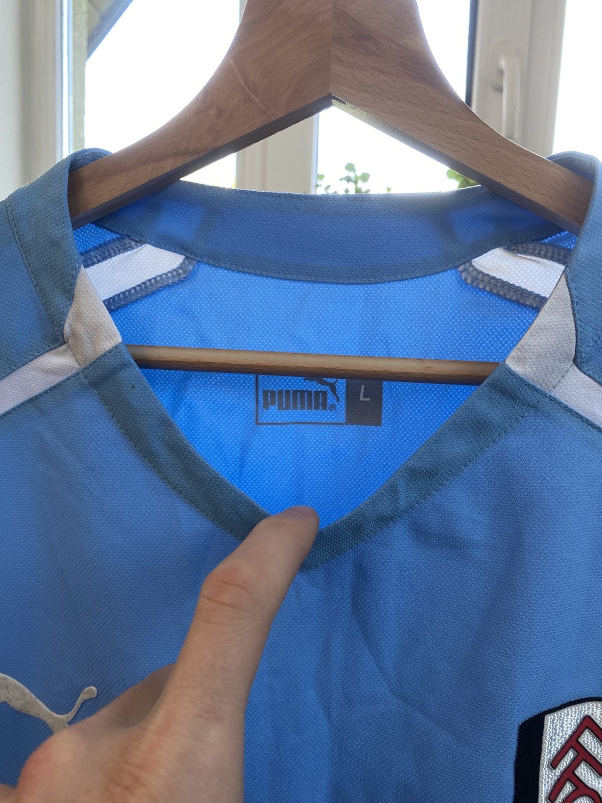 Puma PUMA FULHAM 2004/2005 AWAY SOCCER JERSEY Size US L / EU 52-54 / 3 - 6 Thumbnail