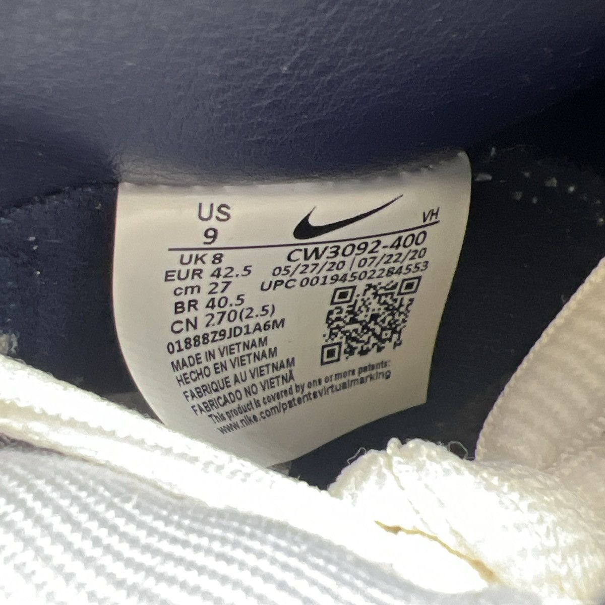 Nike Notre x dunk high midnight navy Size US 9 / EU 42 - 9 Thumbnail