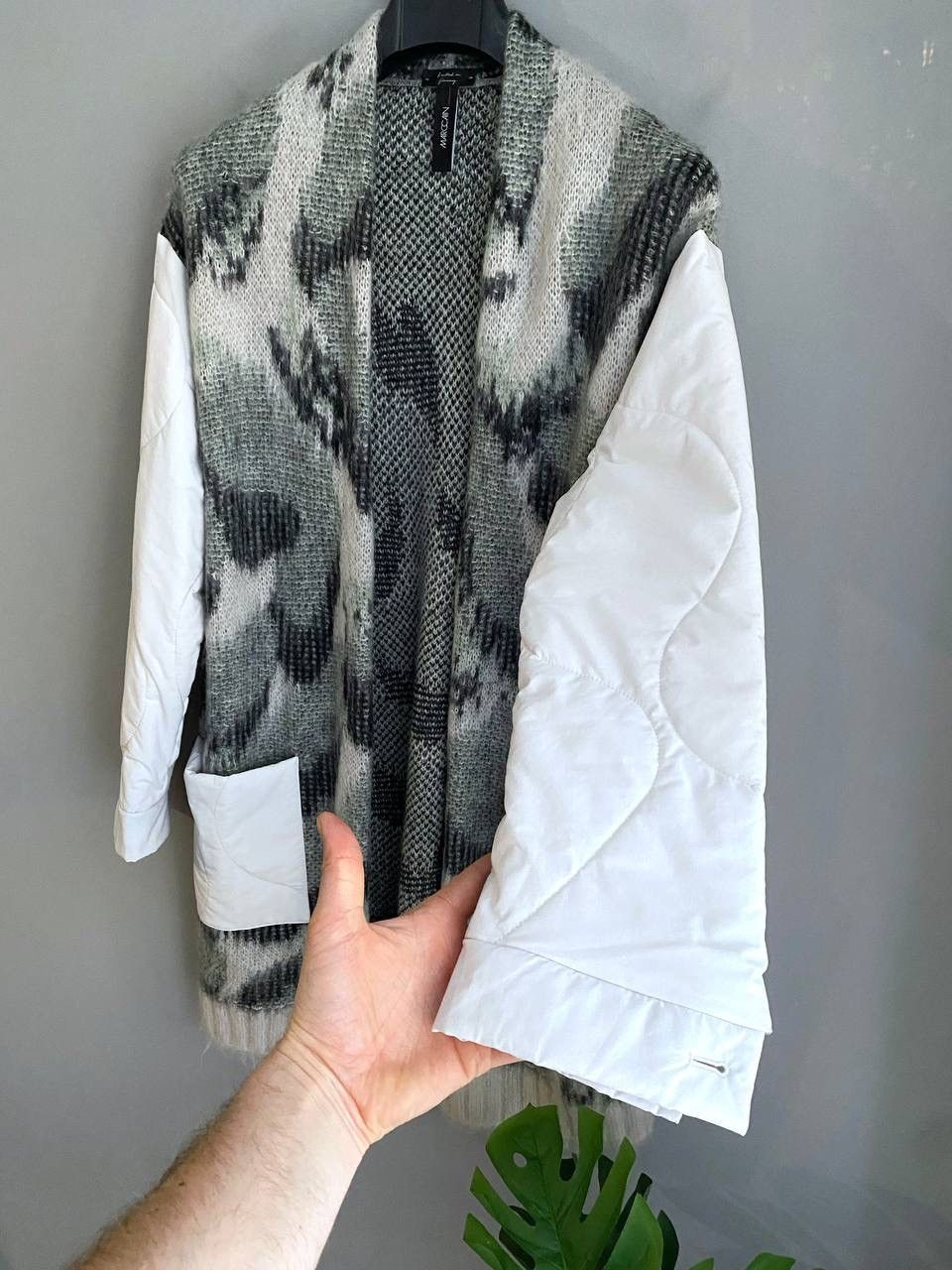 Other Marc Cain Mohair/Alpaca Wool Long Open Knit Cardigan, 3/M/L Size M / US 6-8 / IT 42-44 - 6 Thumbnail