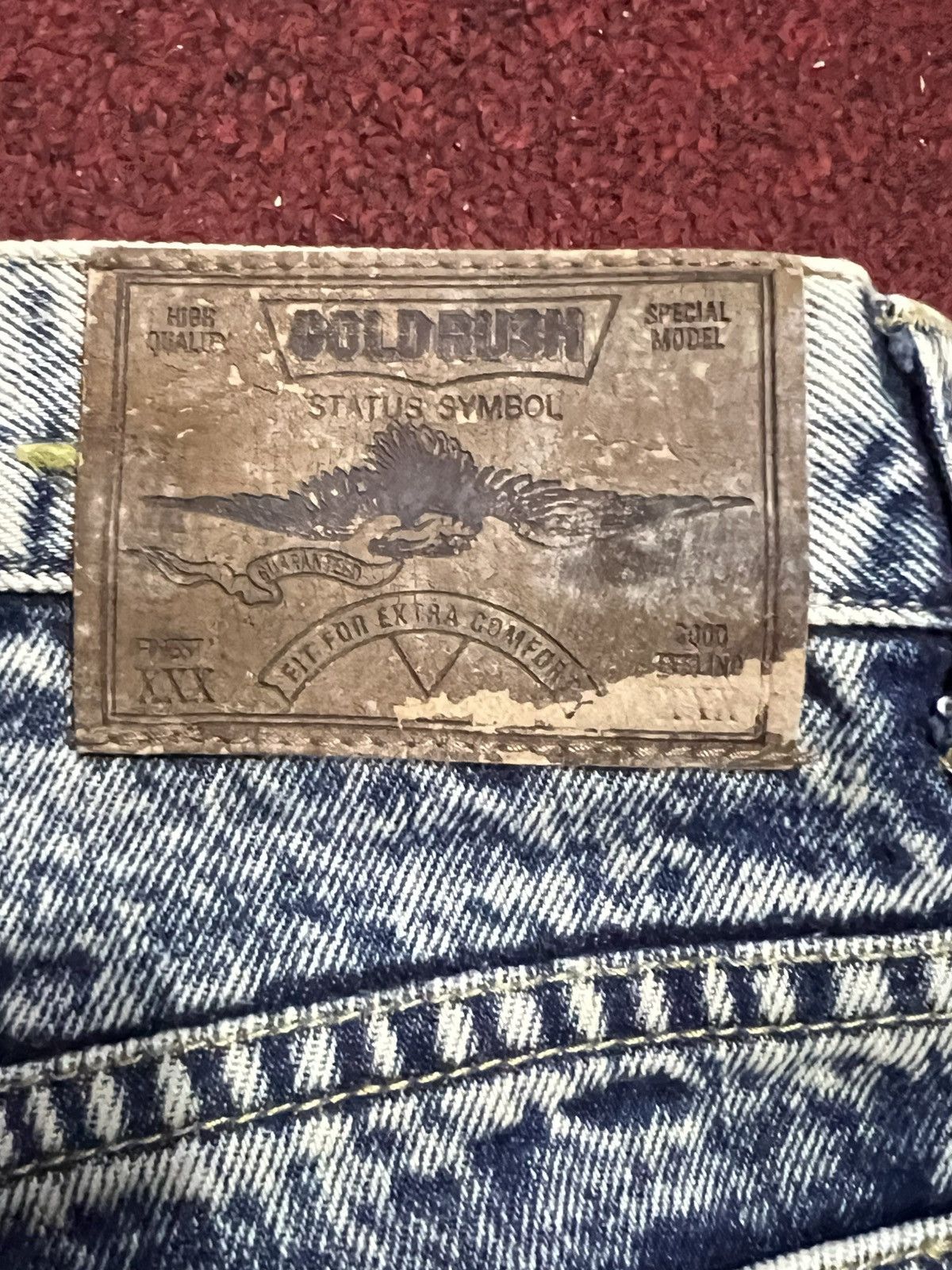 Vintage Gold Rush vintage acid wash jeans sz 28 Size US 29 - 5 Thumbnail