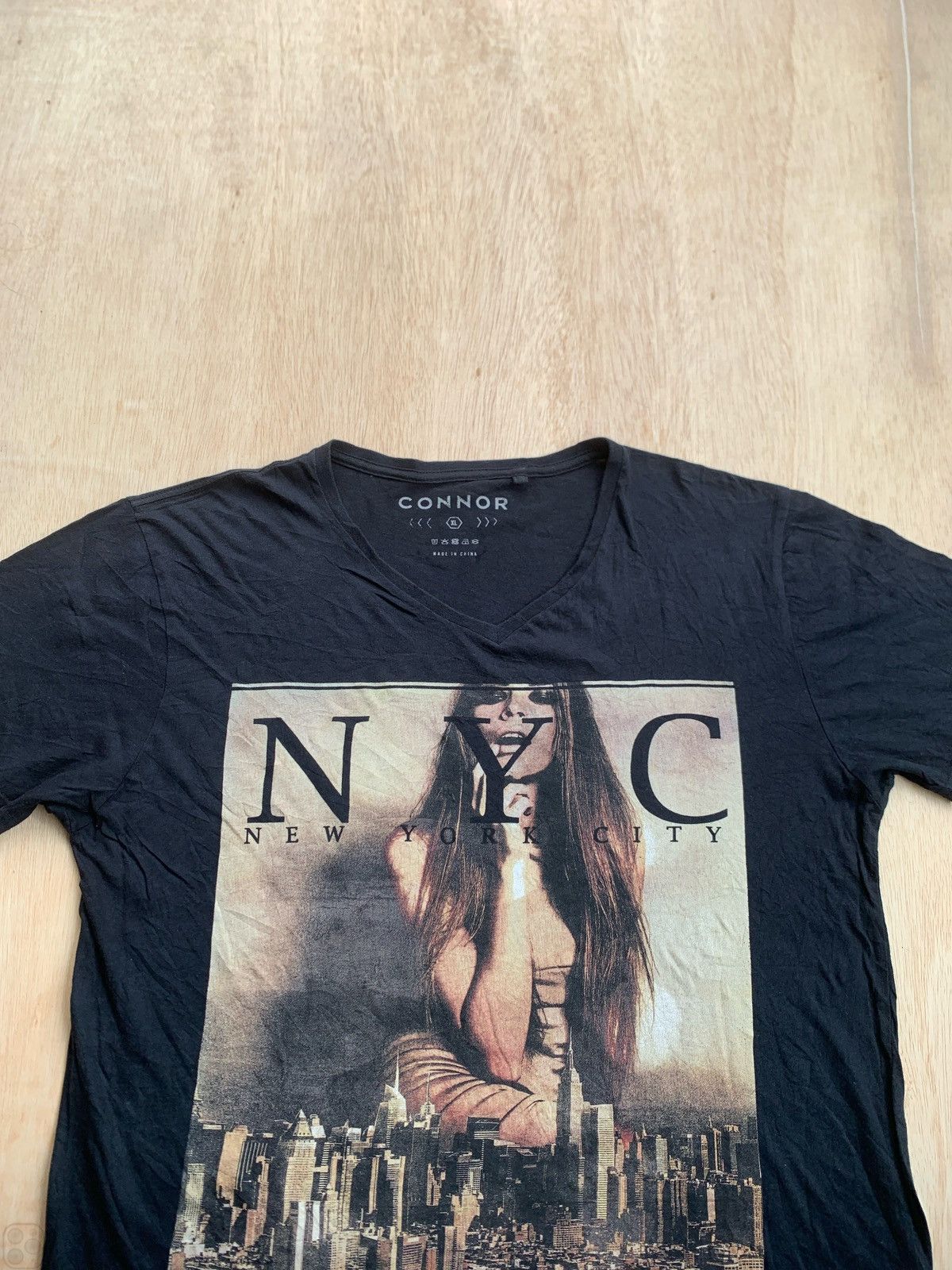 Hysteric Glamour × Japanese Brand Y2k Hysteric Glamour Style Connor Nyc Tshirt Size US XL / EU 56 / 4 - 2 Thumbnail