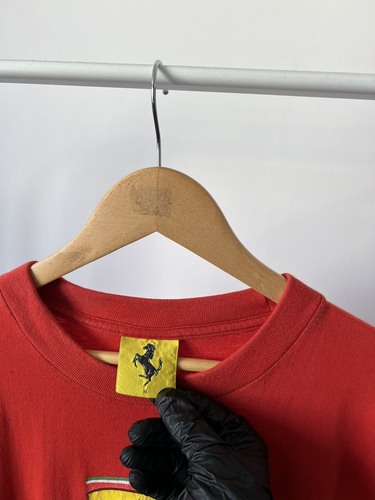 Ferrari Y2K Ferrari Shell Formula 1 Racing Red T-shirt Tee Size US M / EU 48-50 / 2 - 7 Thumbnail