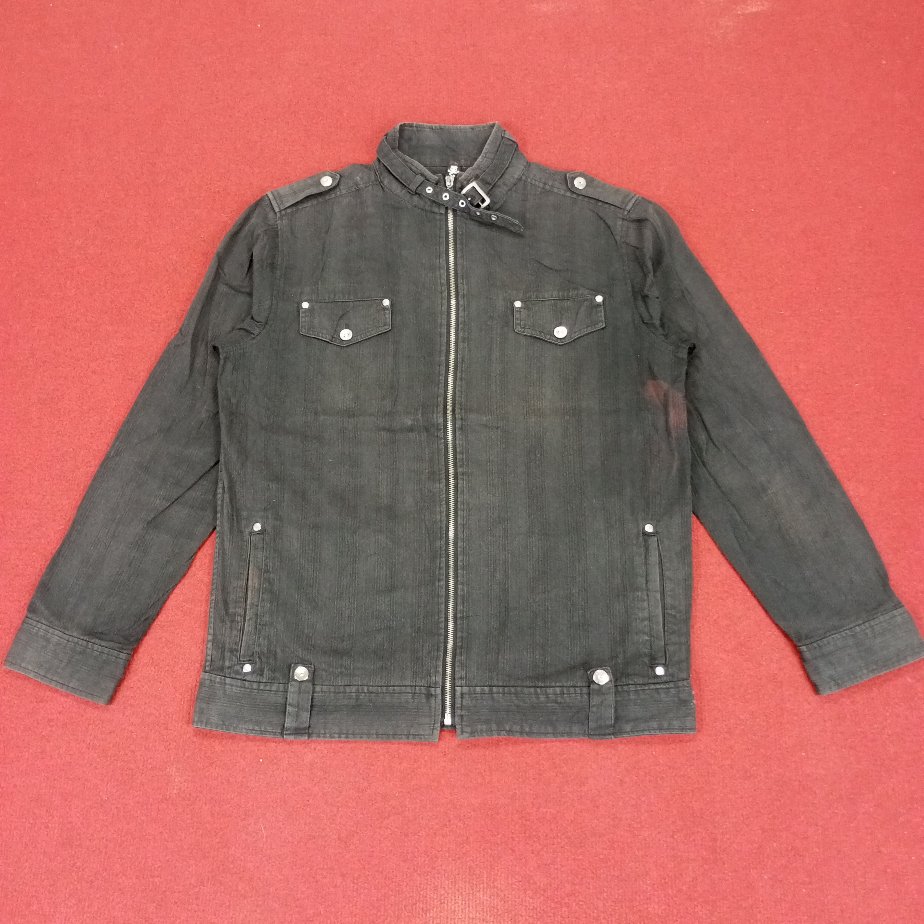 Vintage × Vision Streetwear Vision Streetwear X Custom Skulls Design Jacket Rock Punk Size US M / EU 48-50 / 2 - 3 Thumbnail