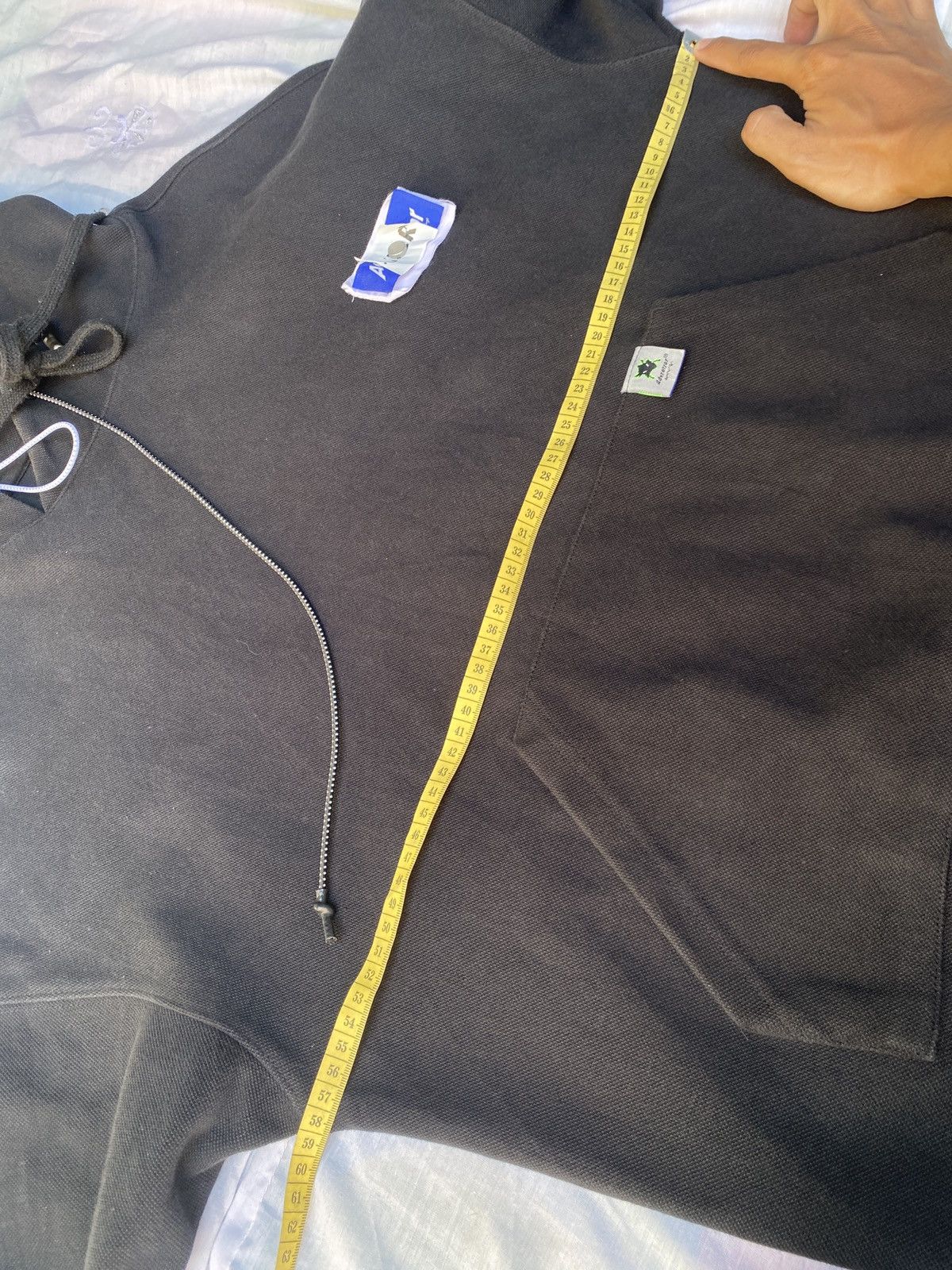 Ader Error Asymmetrical Hoodie from Ader Error black rivet label Size US L / EU 52-54 / 3 - 16 Thumbnail