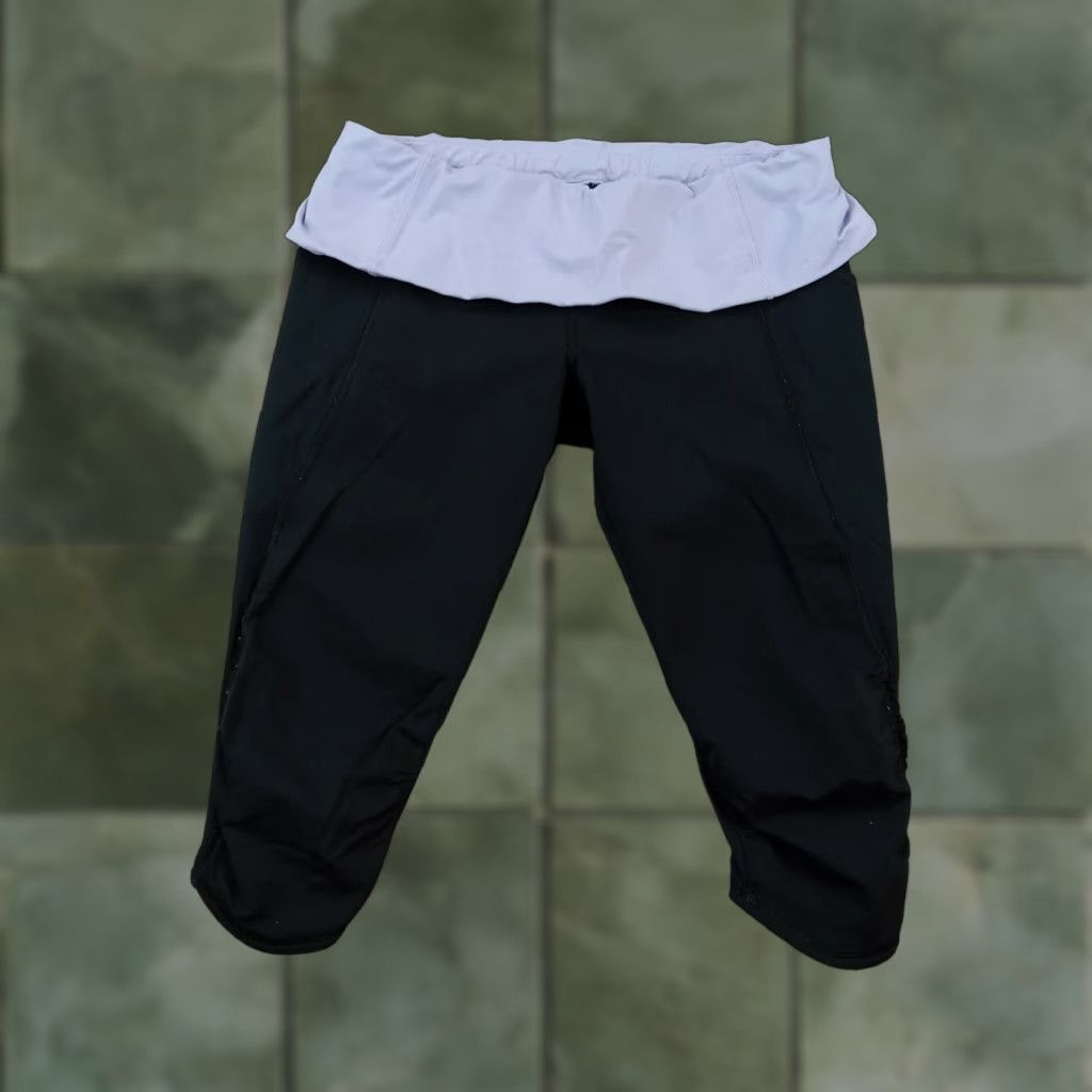 Lululemon Lululemon Cropped Leggings Women's Black Skinny Yoga Pants Size Large Size 36" / US 14 / IT 50 - 1 Thumbnail