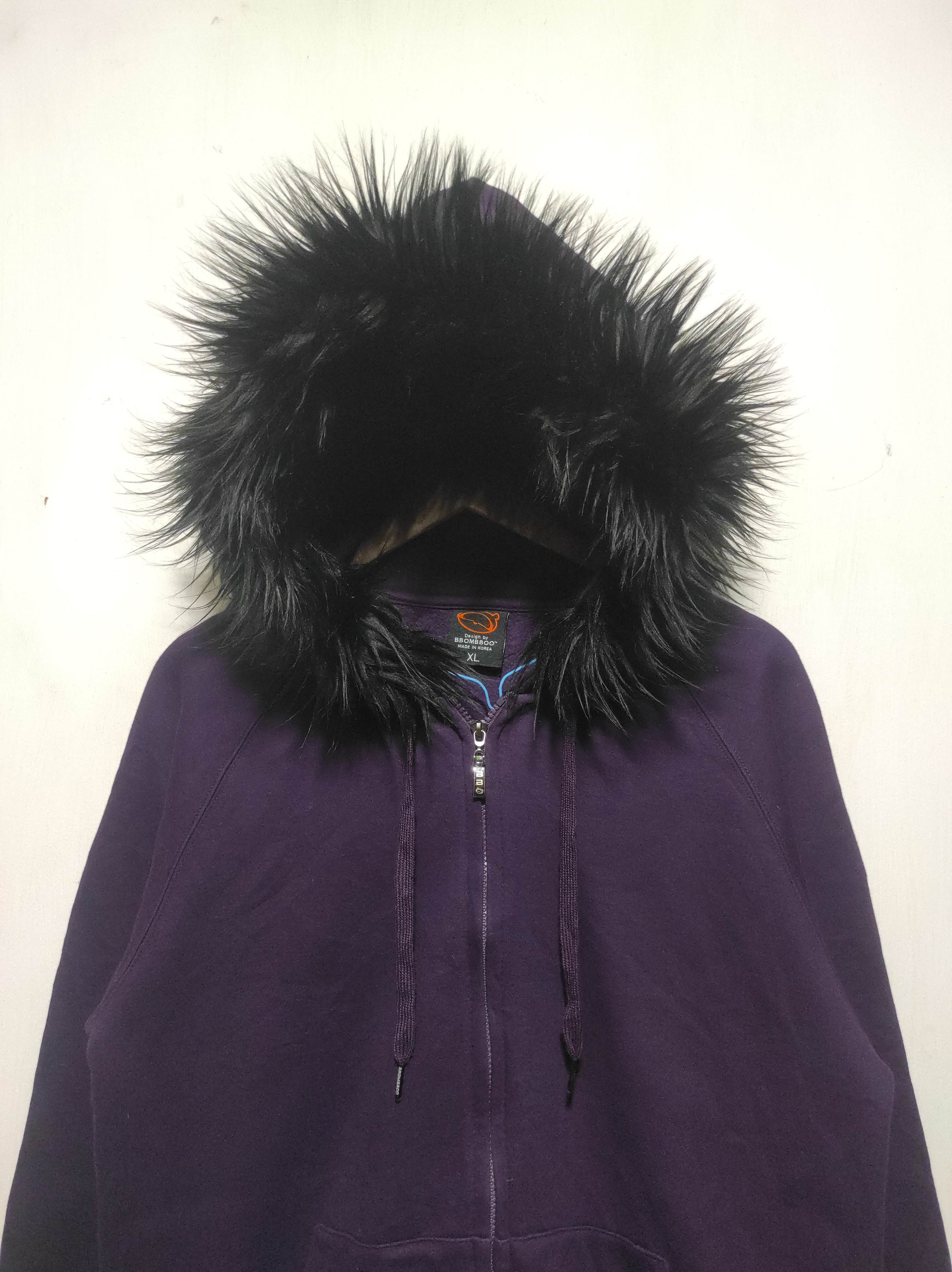 Hysteric Glamour BBOMBBOO Purple Zip Fur Hoodie if6was9 LGB style Size US M / EU 48-50 / 2 - 3 Thumbnail