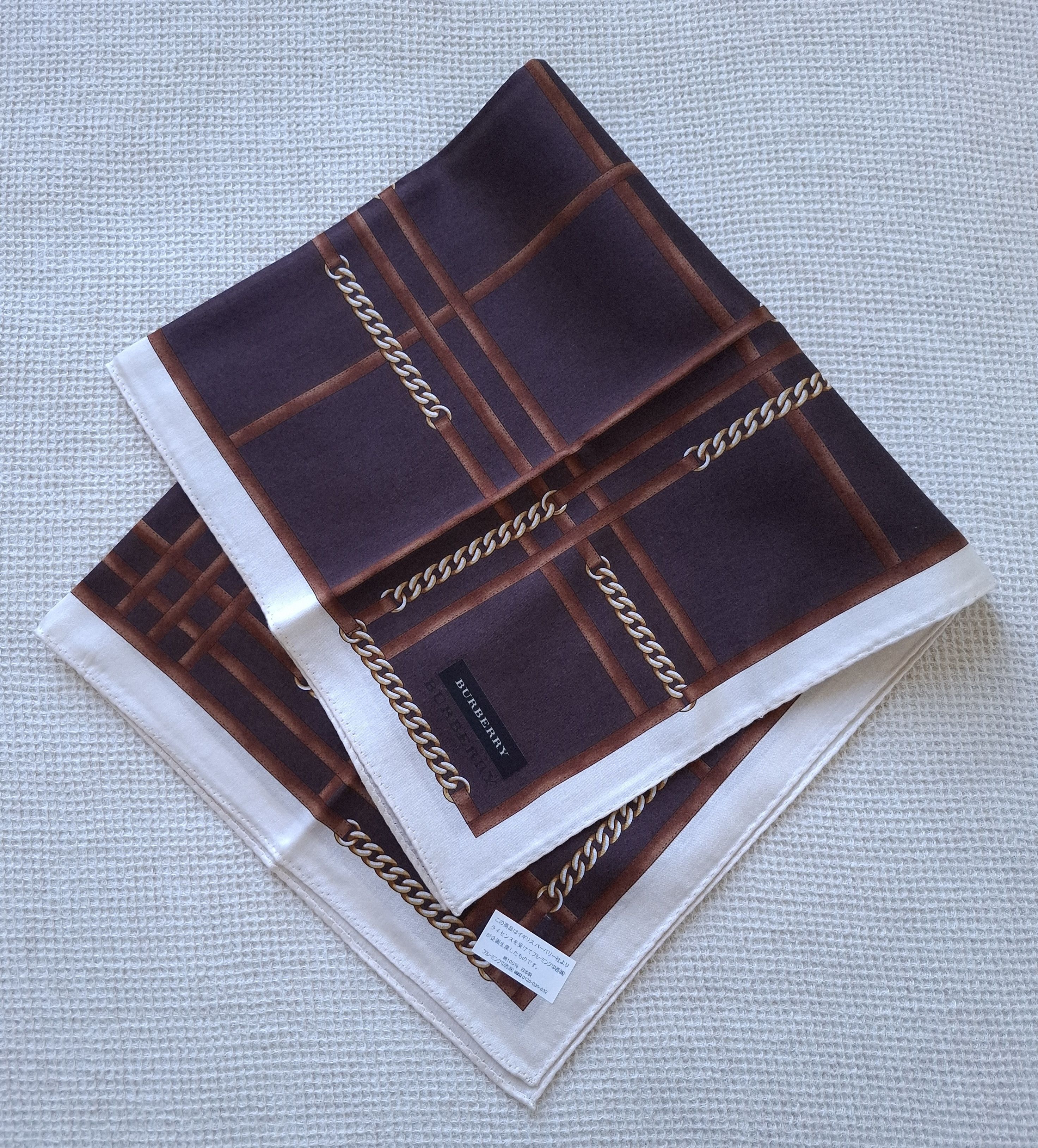 Burberry × Vintage NEW Vintage Burberry Bandana/Handkerchief/scarf Japan Size ONE SIZE - 1 Thumbnail