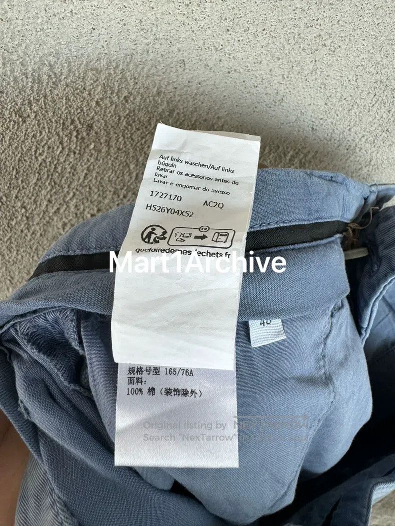 Loewe Loewe size 48 Alpine Buckle Denim Wide Leg Pants Size US 31 - 9 Thumbnail