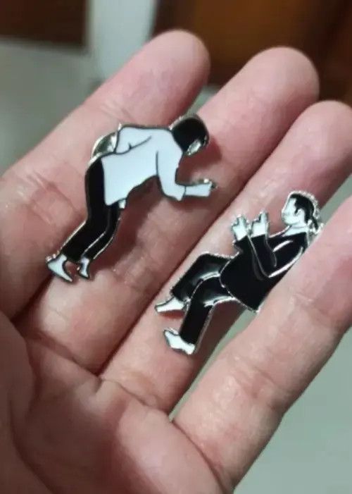 Other Swing Dance Figure Enamel Pin Size ONE SIZE - 3 Thumbnail