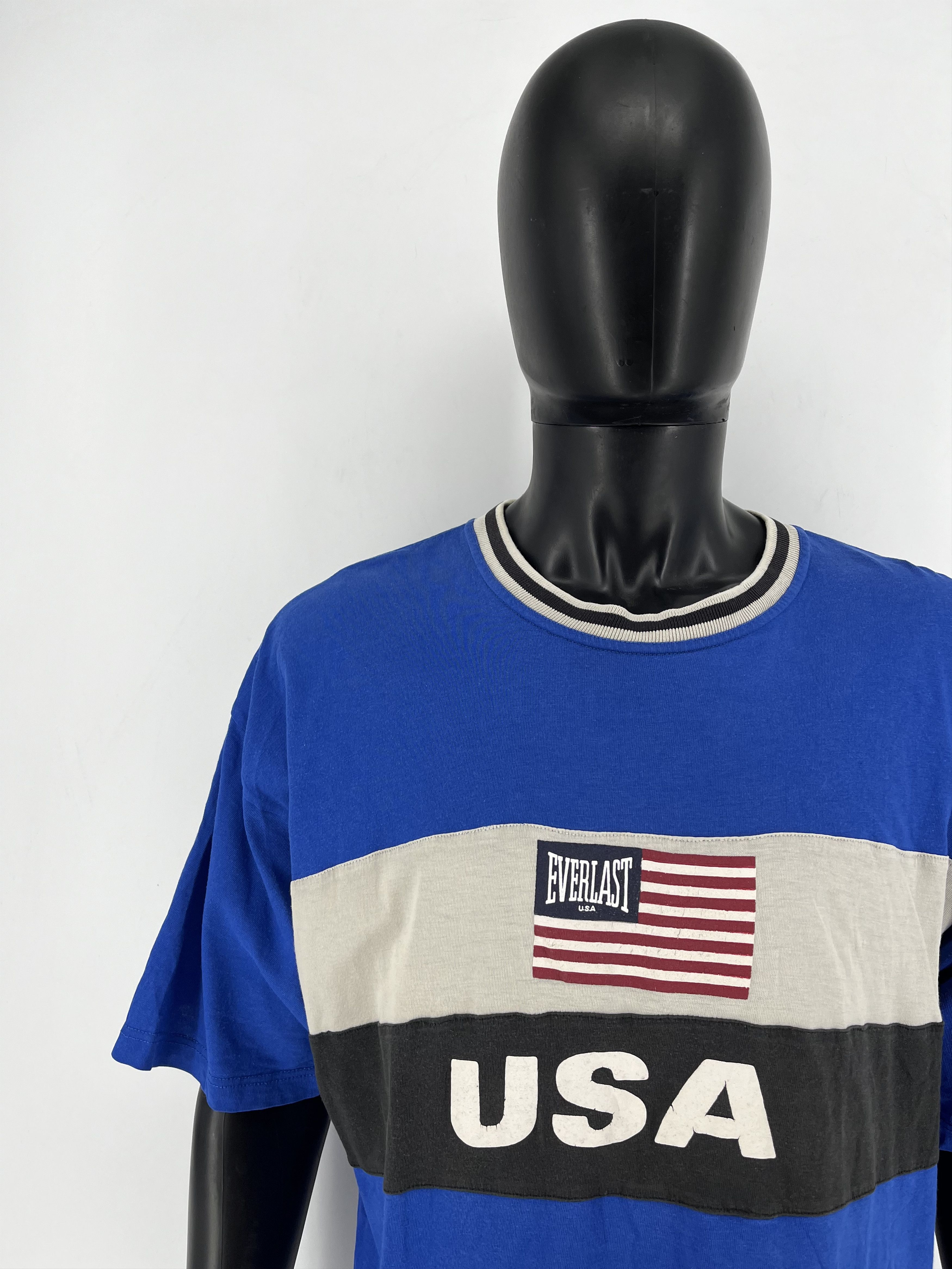 Everlast Vintage 80s Everlast Team USA Ringer Graphic T shirt Adult Size US XL / EU 56 / 4 - 6 Thumbnail
