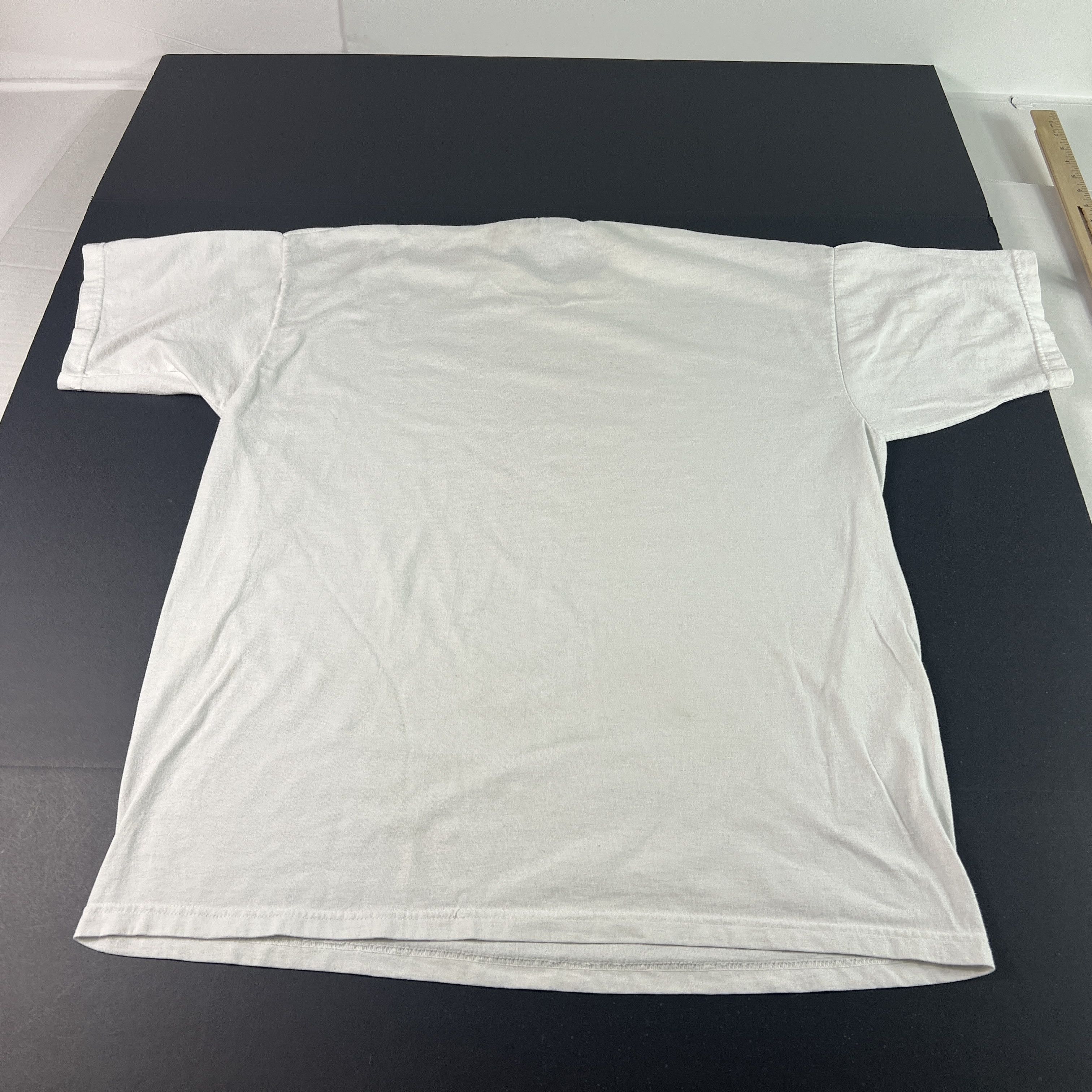 Fruit Of The Loom Y2K DARE Shirt White & Red Dingy Saratoga New York Tee Size US M / EU 48-50 / 2 - 8 Thumbnail