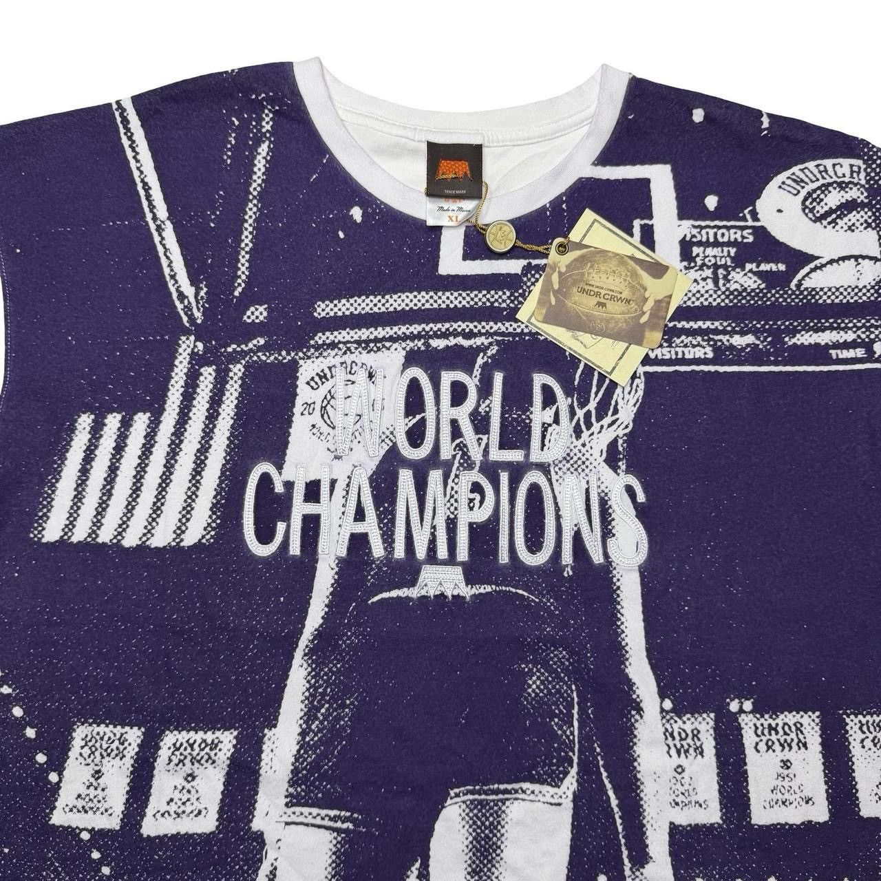 UNDRCRWN Vintage 2000s Y2K Undrcrwn Undercrown World Champions shirt Size US XL / EU 56 / 4 - 1 Thumbnail