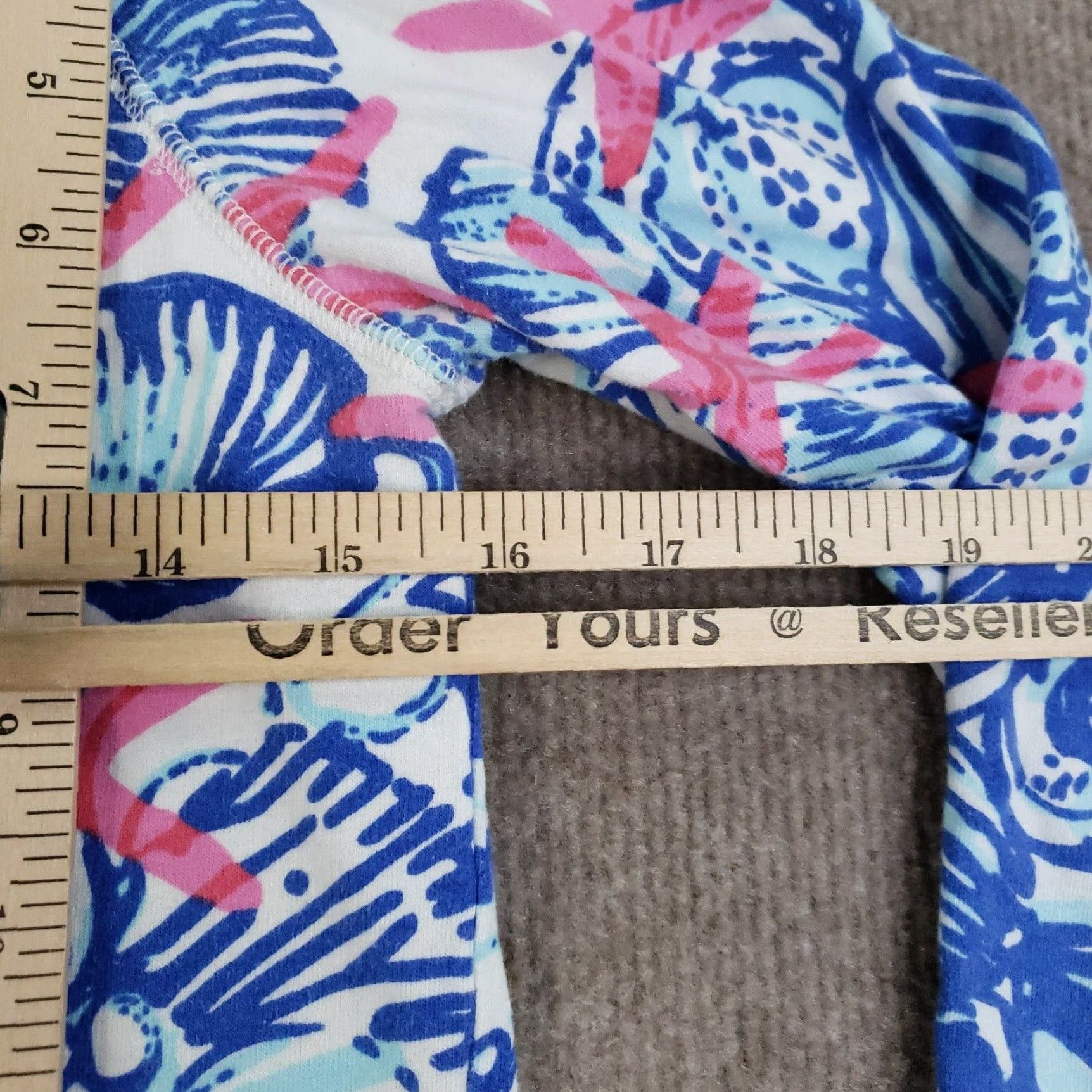 Lilly Pulitzer Lilly Pulitzer Sweatshirt Womens XS Blue Geometric Pullover Half Zip Long Sleeve Size XS / US 0-2 / IT 36-38 - 3 Thumbnail
