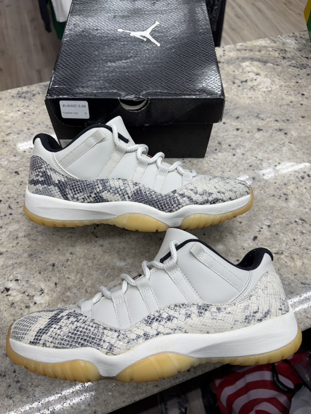Jordan Brand Jordan 11 Retro Low Snake Light Bone Size US 10 / EU 43 - 1 Thumbnail