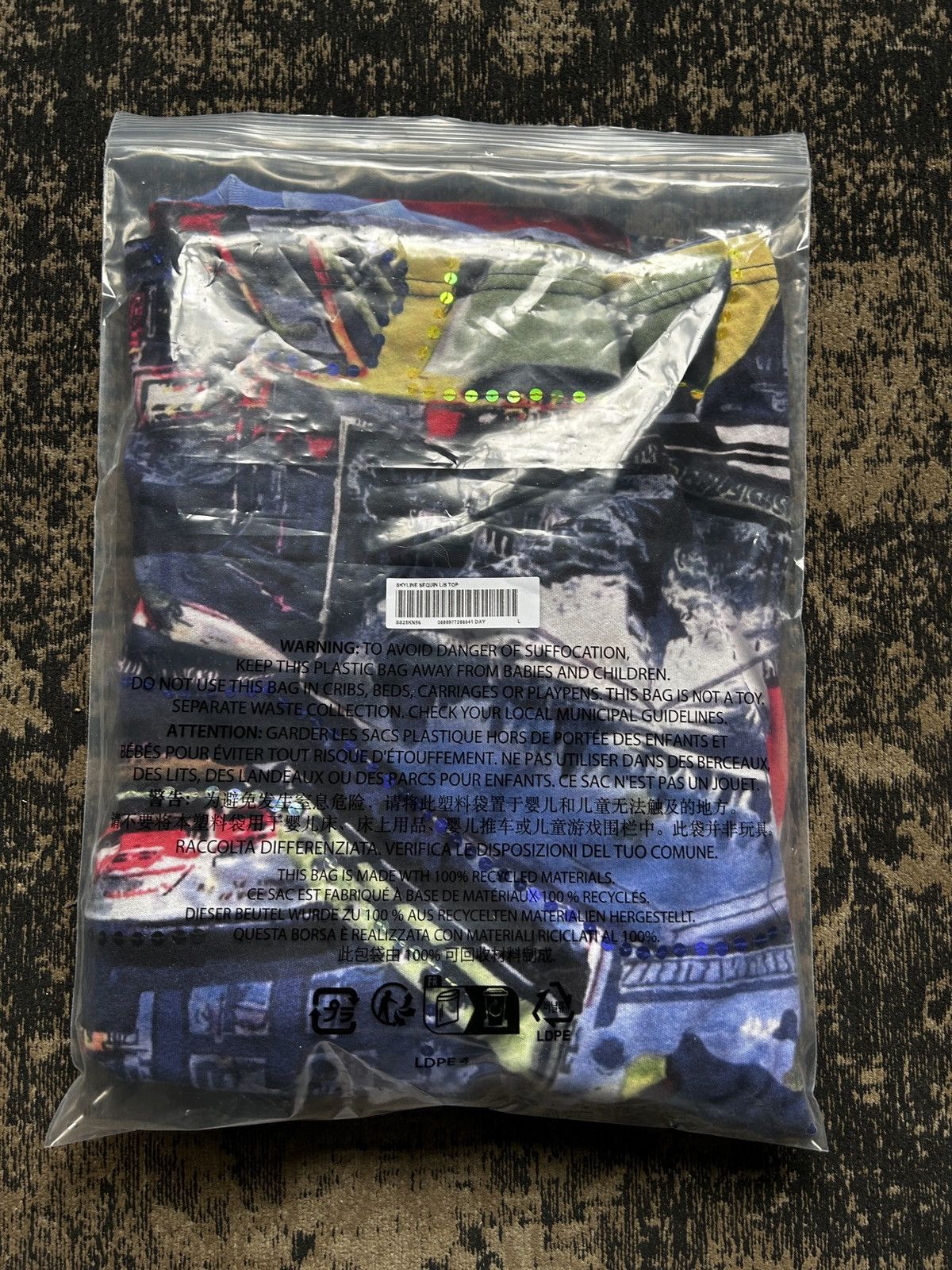 Supreme Supreme NYC Skyline Sequin L/S Top SS25 Size US L / EU 52-54 / 3 - 2 Thumbnail