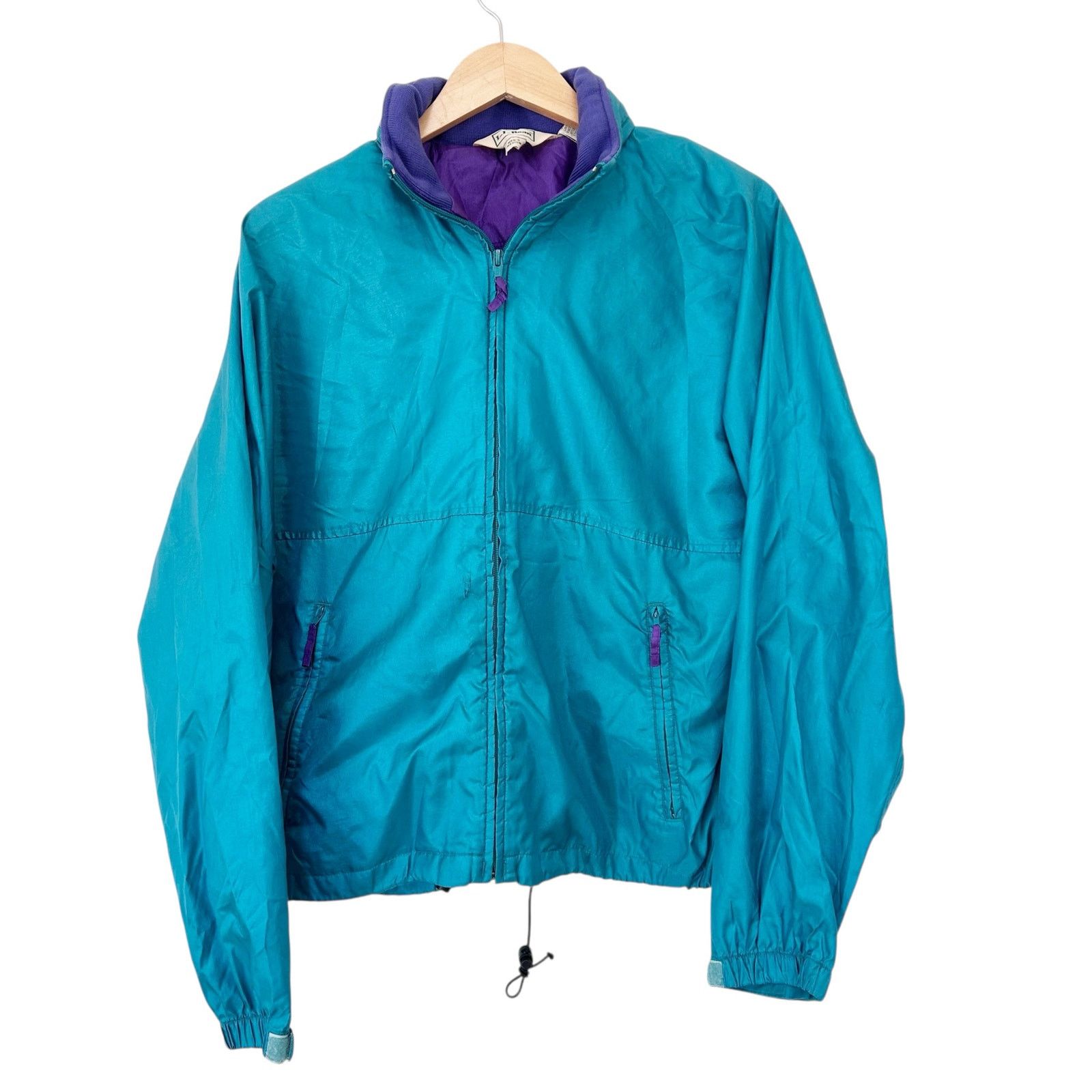 L.L. Bean Vintage LL Bean Teal Purple Windbreaker Sz M Size US M / EU 48-50 / 2 - 1 Thumbnail